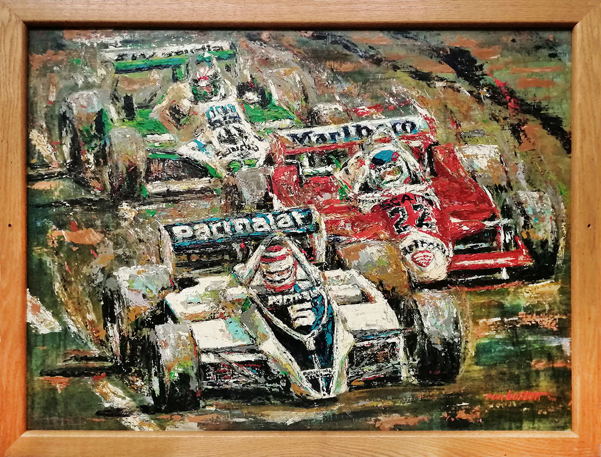 1980 Toyota Grand Prix of Long Beach Original Ron Burton Artwork