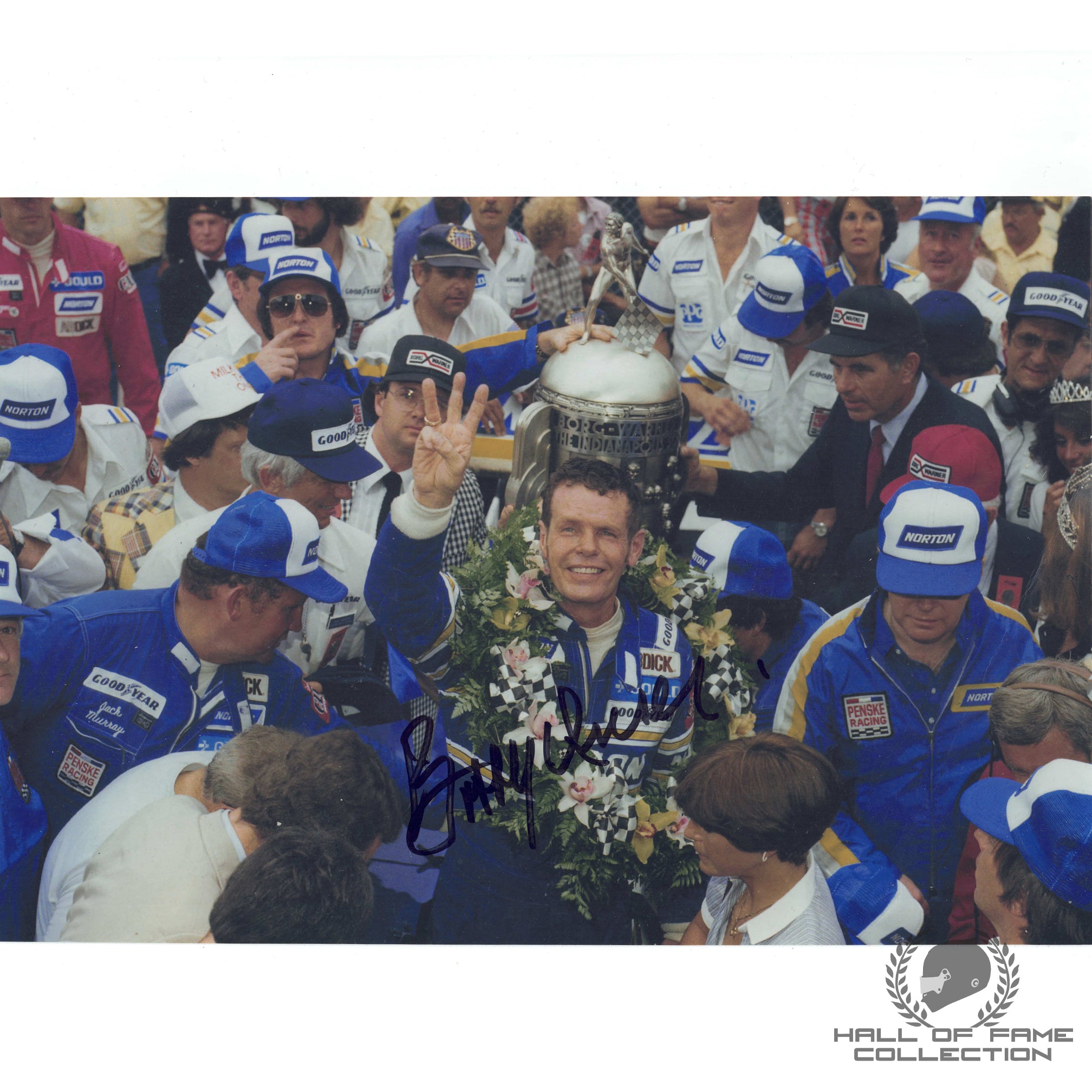 1981 Bobby Unser Signed Indy 500 Win 8x10 Photo