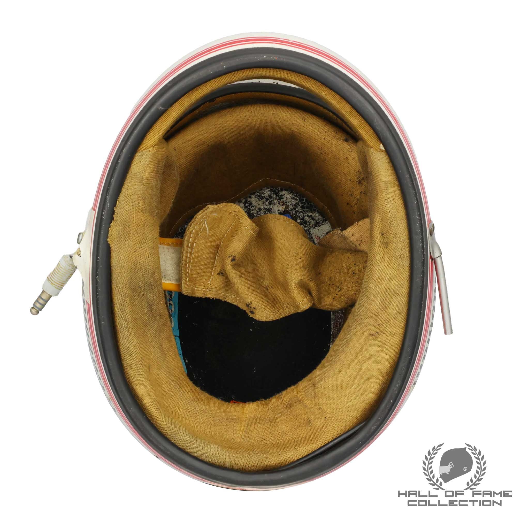 1981/82 Beppe Gabbiani Signed Bell XFM-1 Osella F1 / F2 Helmet