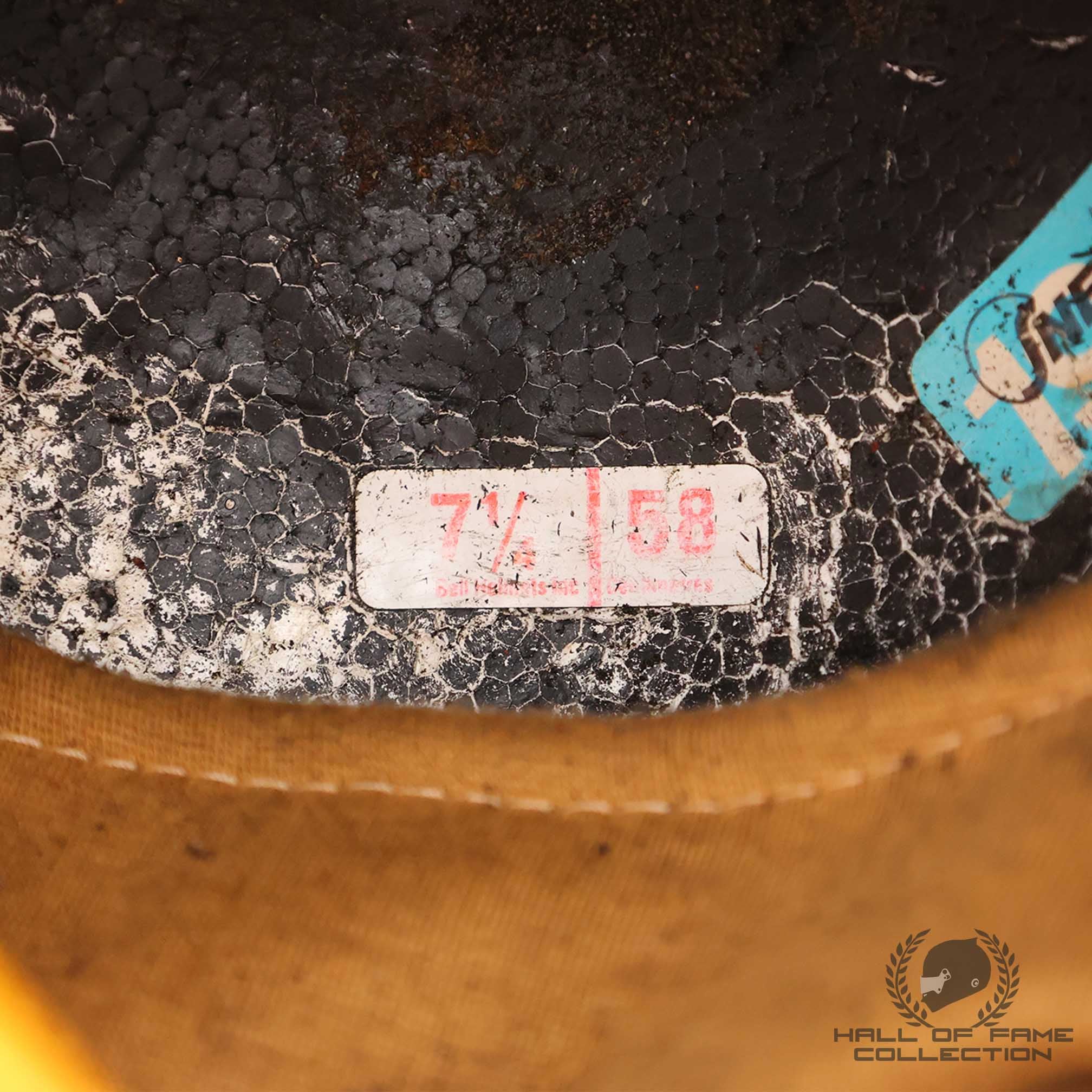 1981/82 Beppe Gabbiani Signed Bell XFM-1 Osella F1 / F2 Helmet