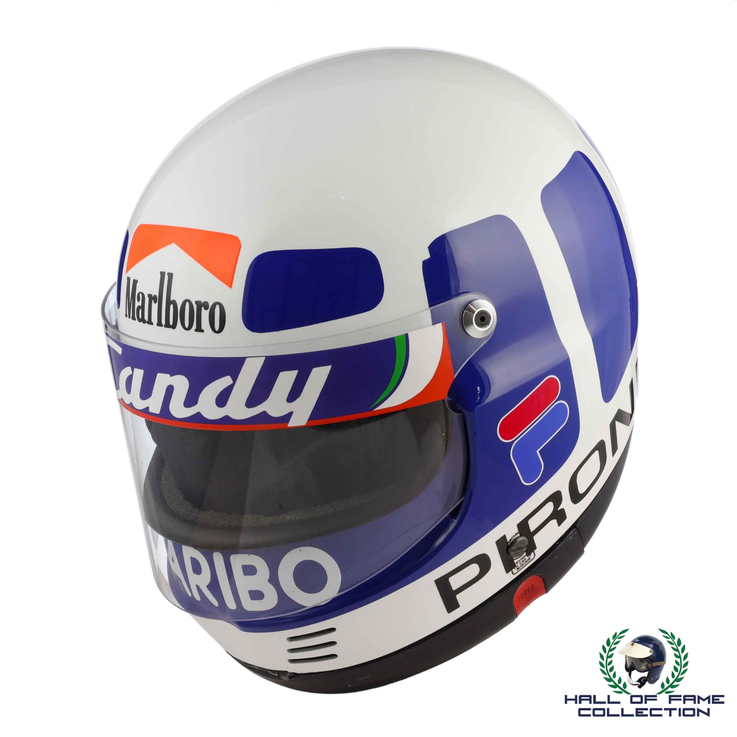 1982 Didier Pironi Replica GPA Scuderia Ferrari F1 Helmet