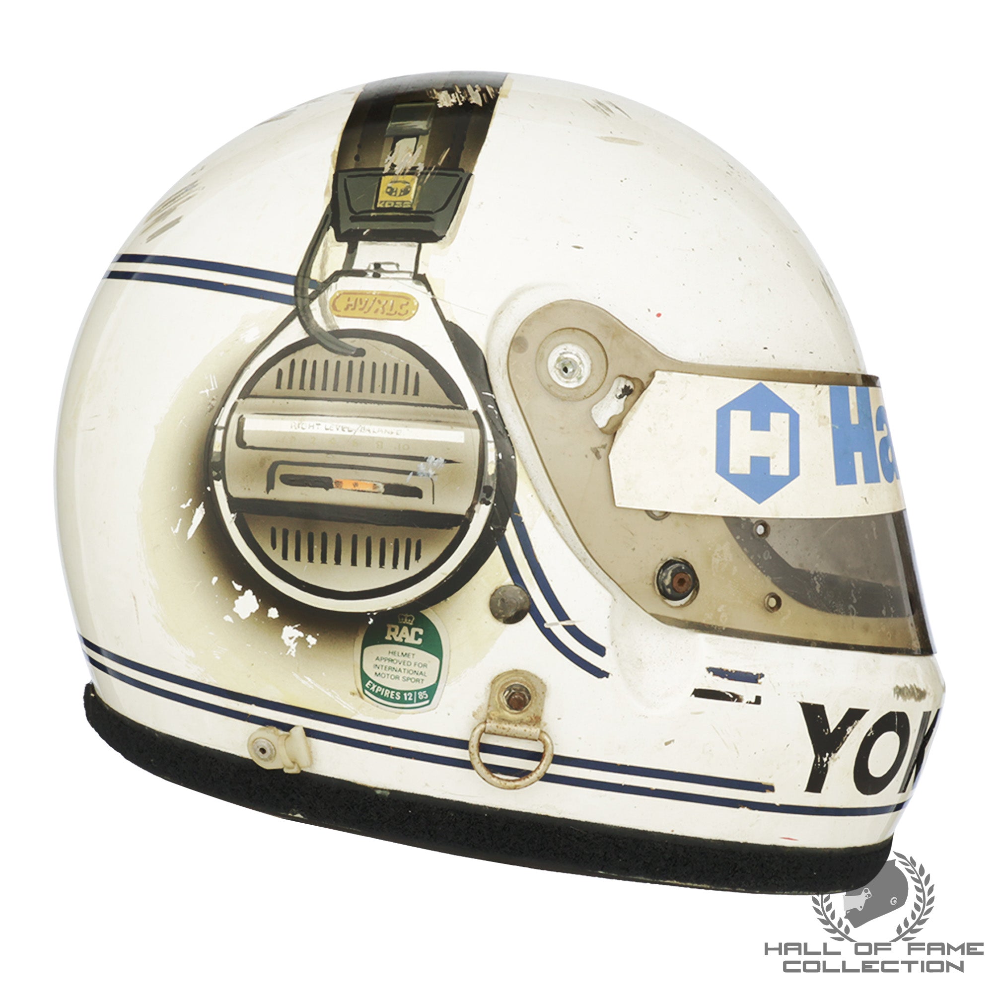 1983 Tommy Byrne Monaco Race Used Bell XFM1 Eddie Jordan Racing F3 Helmet