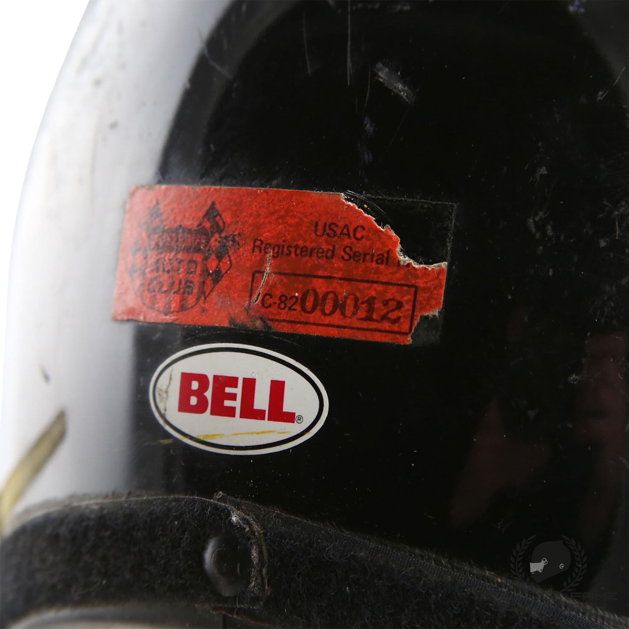 1982 Dick Simon Race Used Leader Card Racing IndyCar Helmet