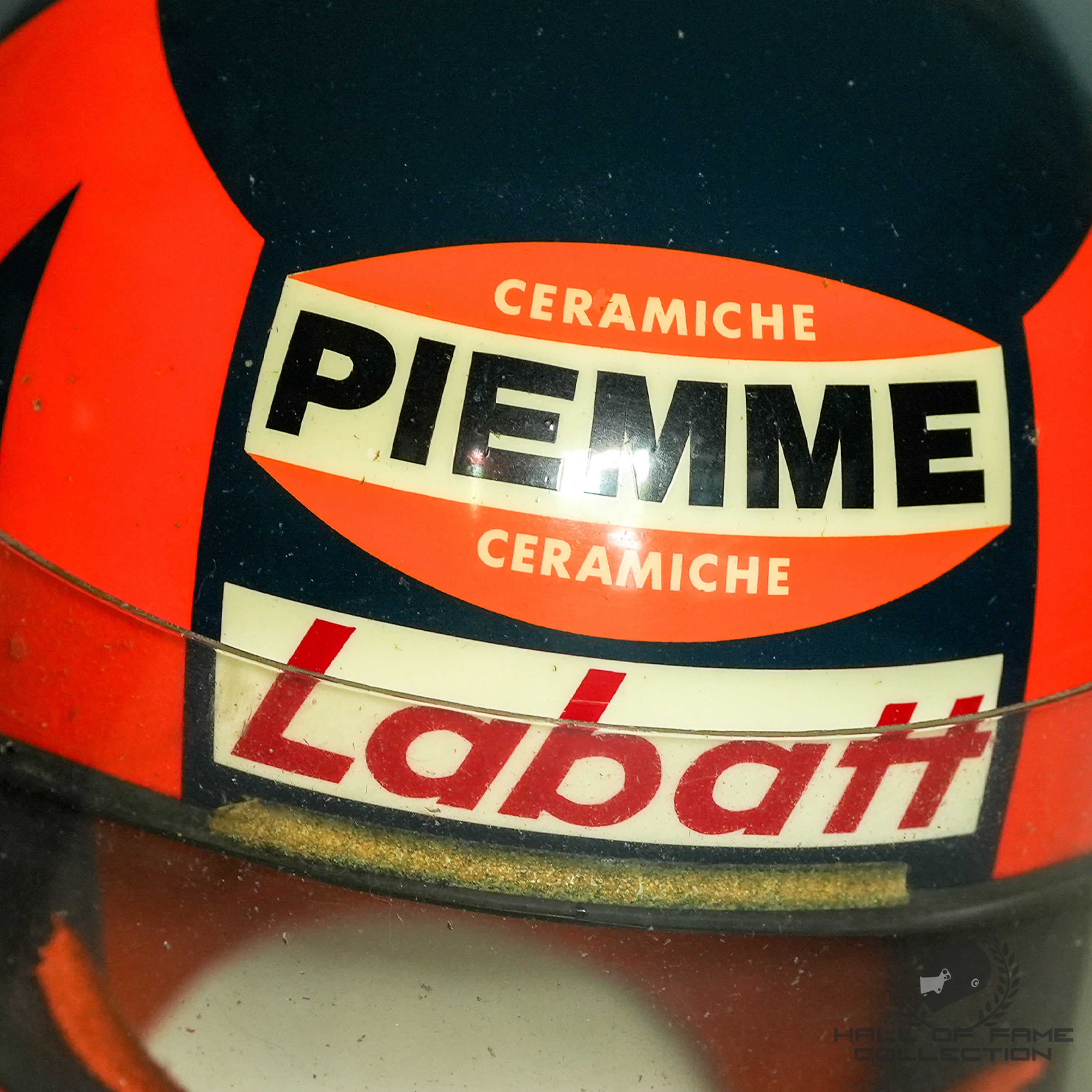 1982 Gilles Villeneuve Last Podium/Race San Marino GP Race Used Scuderia Ferrari F1 Helmet