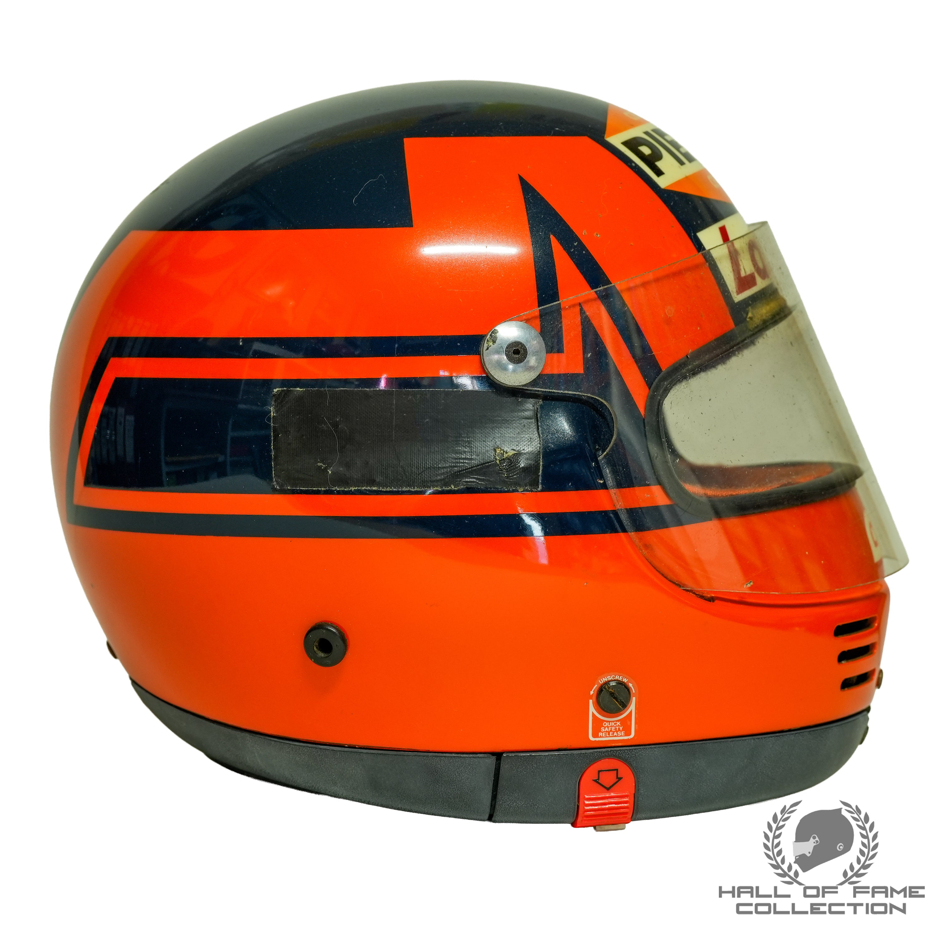 1982 Gilles Villeneuve Last Podium/Race San Marino GP Race Used Scuderia Ferrari F1 Helmet