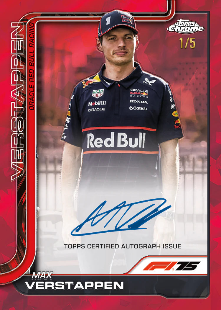2025 Topps Chrome Formula 1 Sapphire Edition 10-Box Case
