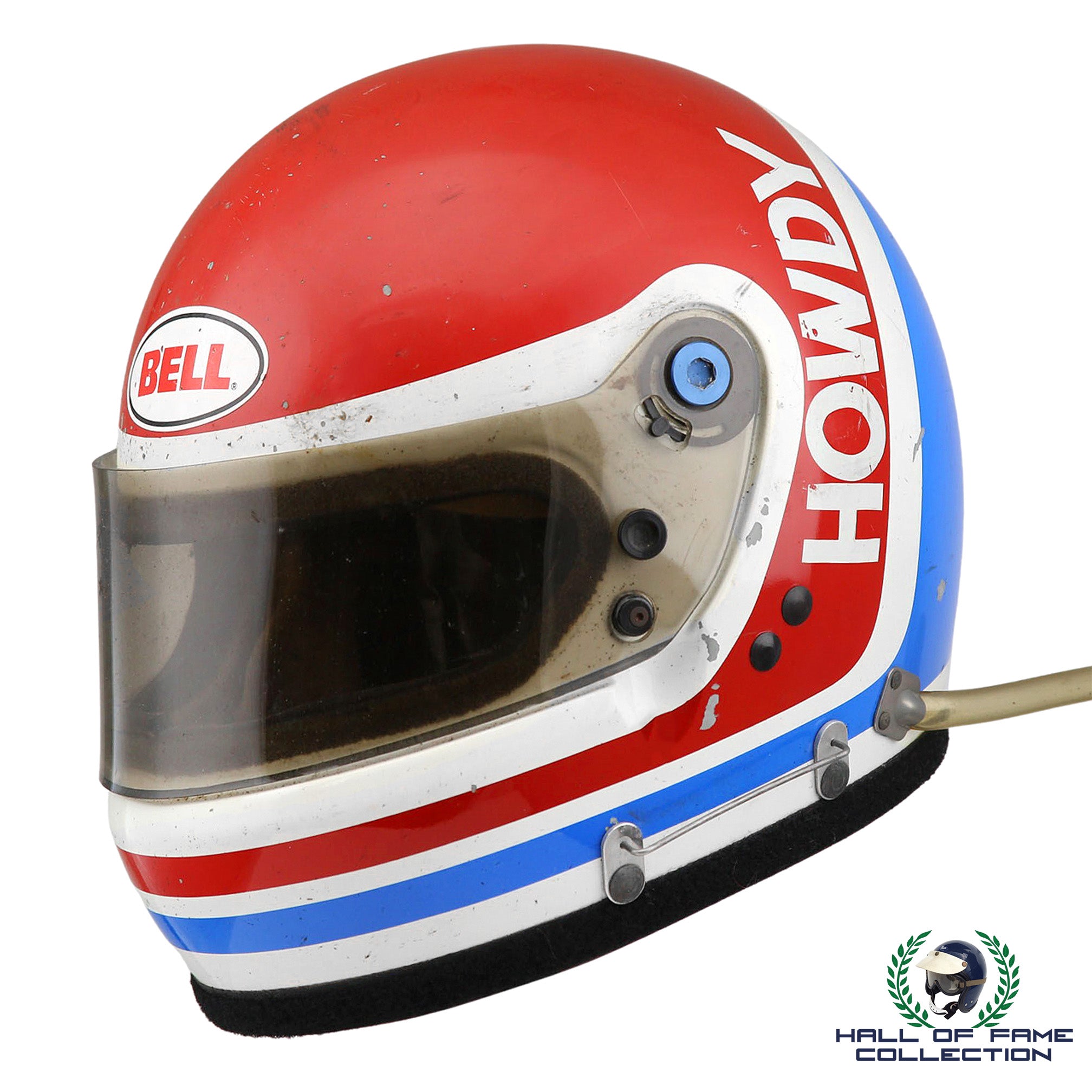 1983 Howdy Holmes Race Used Shierson Racing Bell XFM-1 Indianapolis 500 Helmet