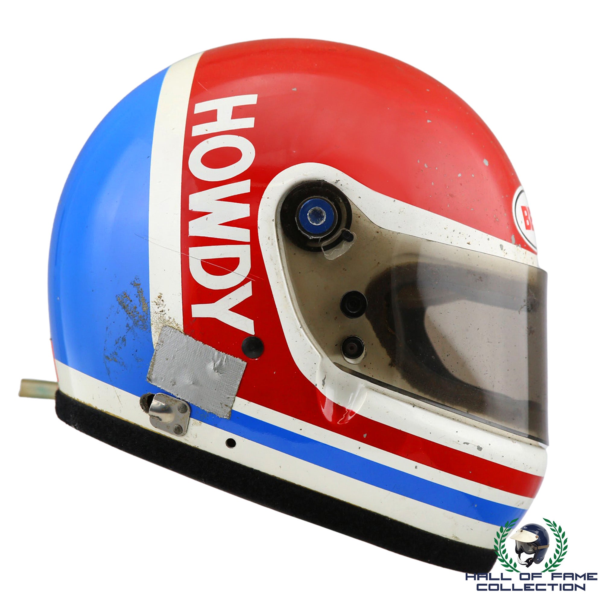 1983 Howdy Holmes Race Used Shierson Racing Bell XFM-1 Indianapolis 500 Helmet