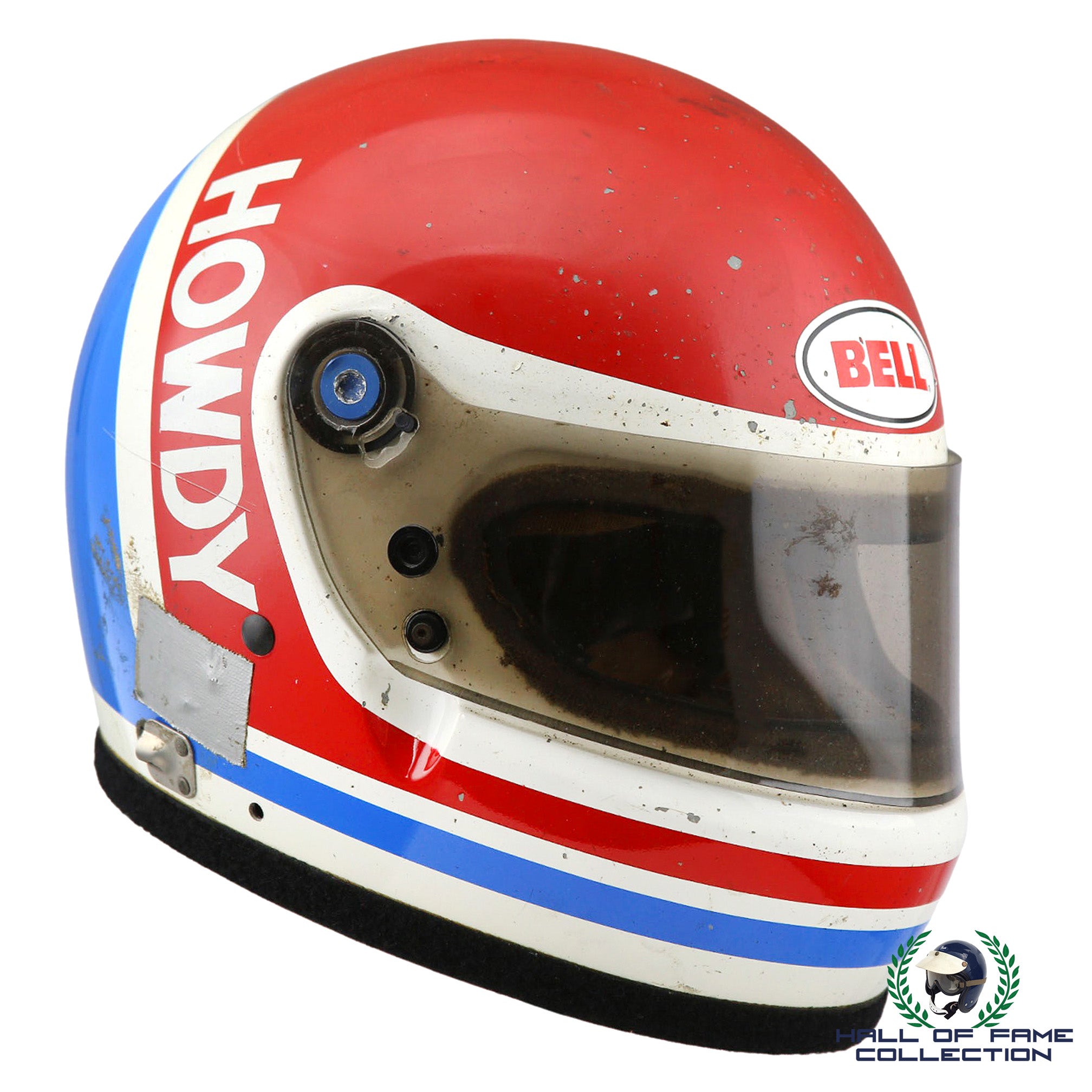 1983 Howdy Holmes Race Used Shierson Racing Bell XFM-1 Indianapolis 500 Helmet