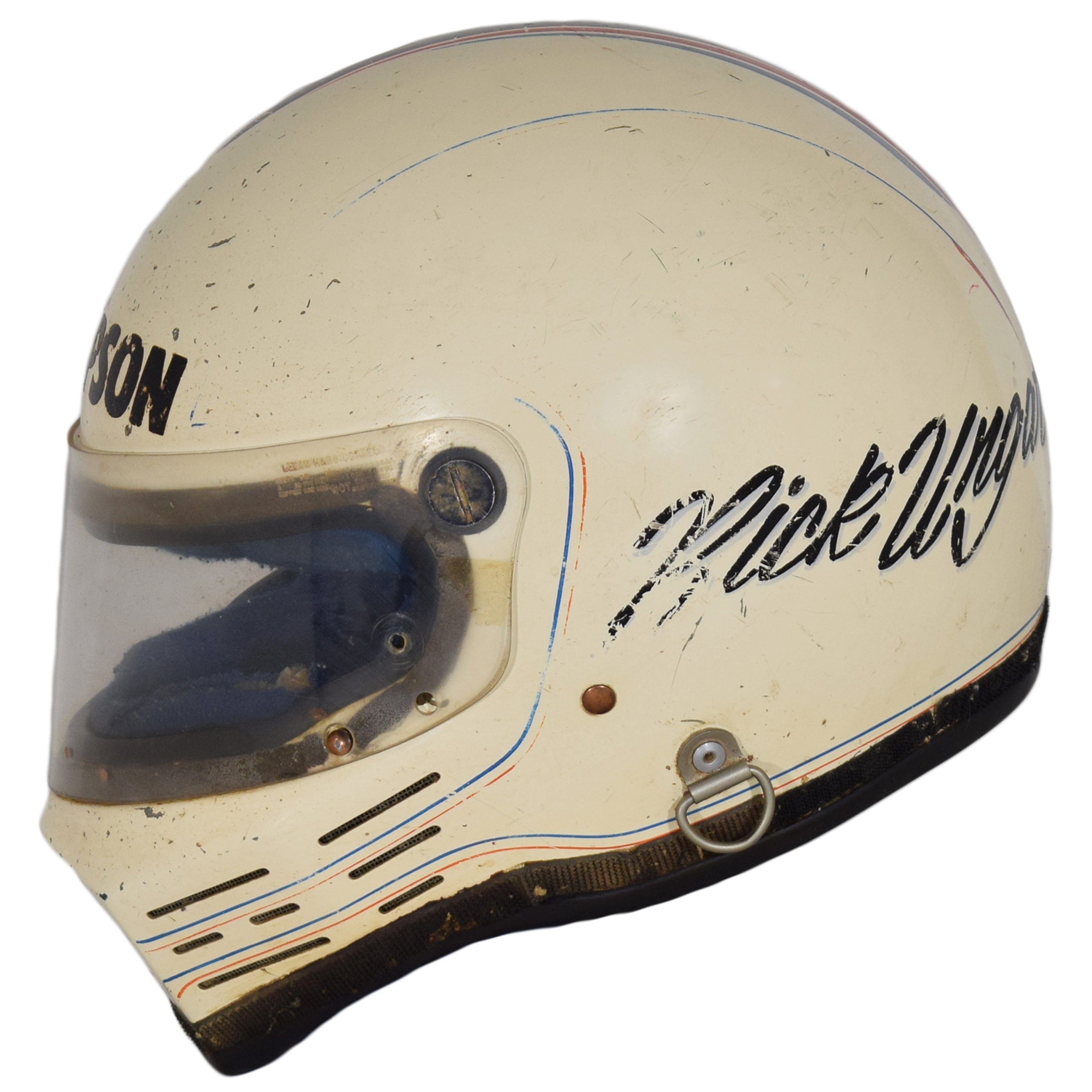 1983 Rick Ungar Race Worn Knoxville Nationals Sprintcar Helmet