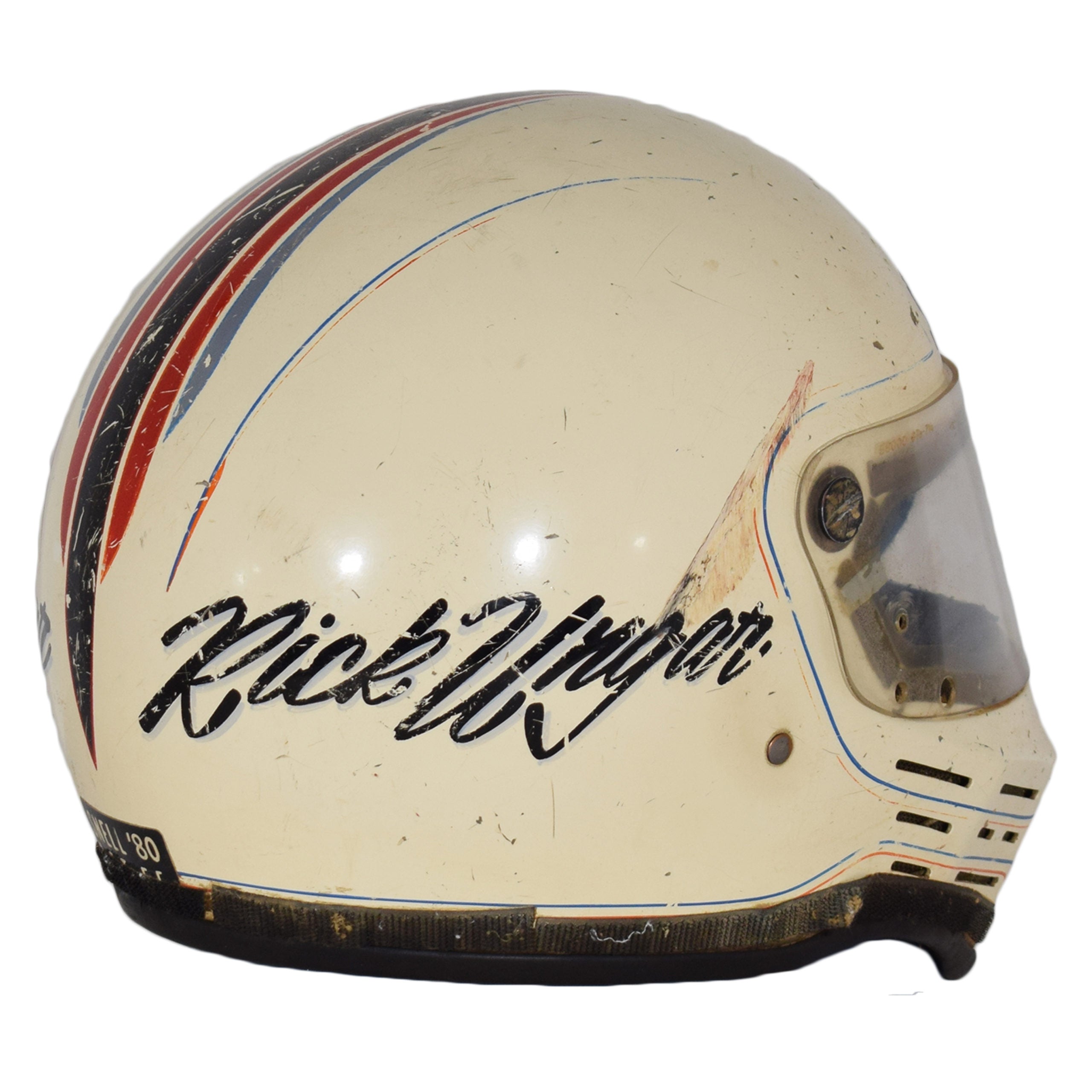 1983 Rick Ungar Race Worn Knoxville Nationals Sprintcar Helmet