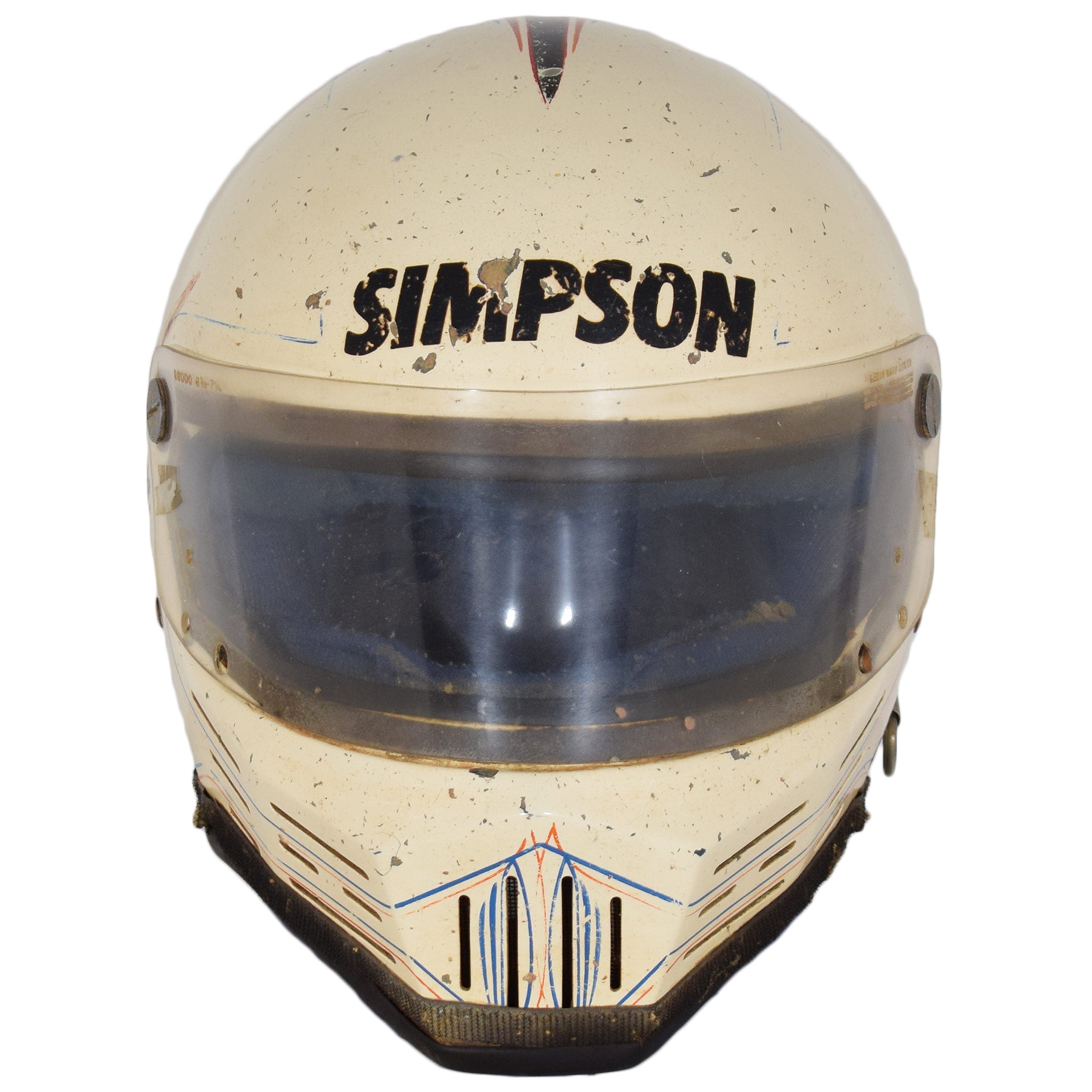 1983 Rick Ungar Race Worn Knoxville Nationals Sprintcar Helmet