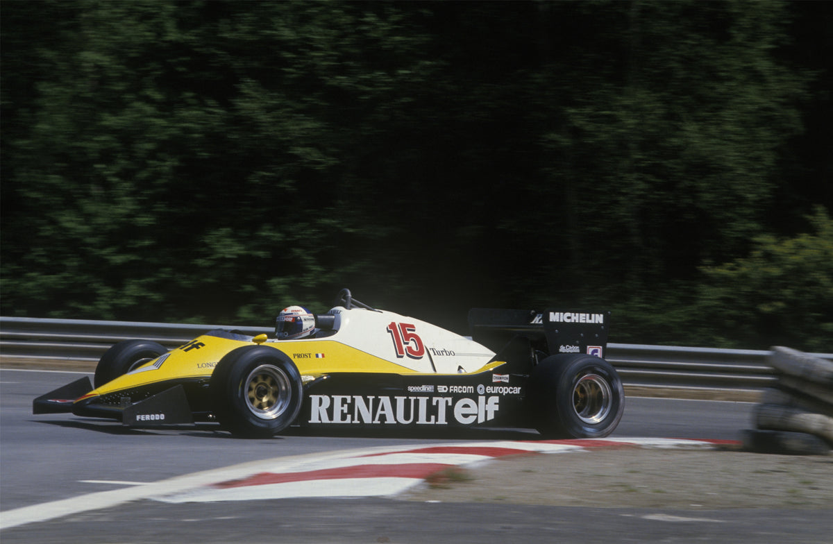 1983 Alain Prost Replica GPA Equipe Renault Elf F1 Helmet