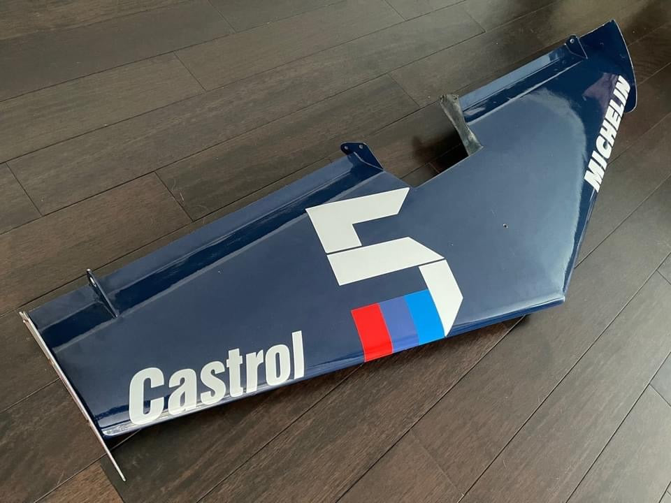 1983 Nelson Piquet Race Used World Championship Brabham F1 Front Wing