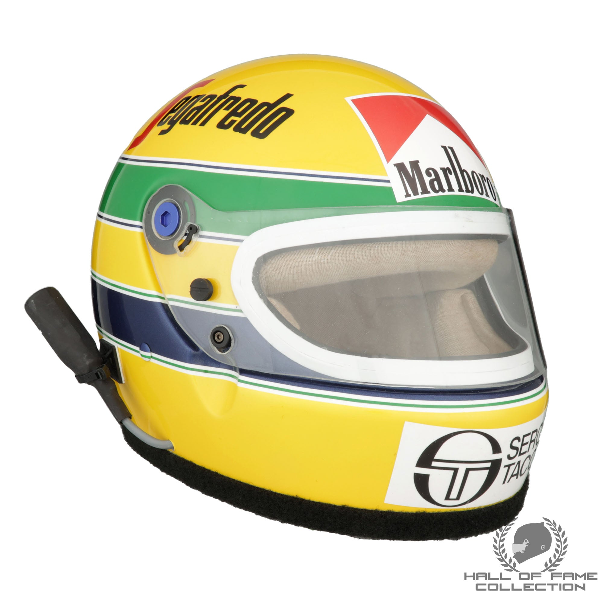 1984 Ayrton Senna Toleman Group Motorsport Replica Bell M1 F1 Helmet