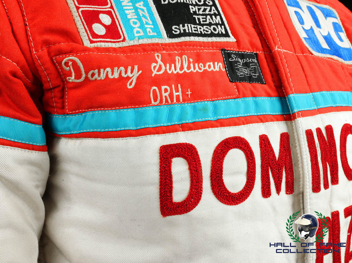 1984 Danny Sullivan Race Used Domino's Pizza Indy 500 Suit