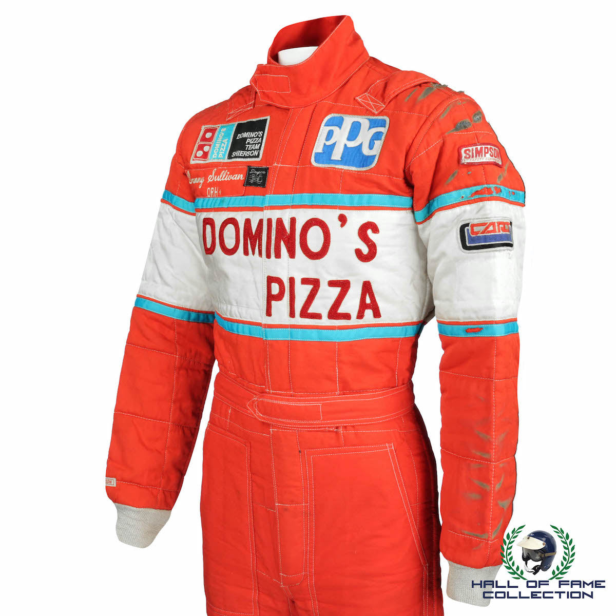 1984 Danny Sullivan Race Used Domino's Pizza Indy 500 Suit