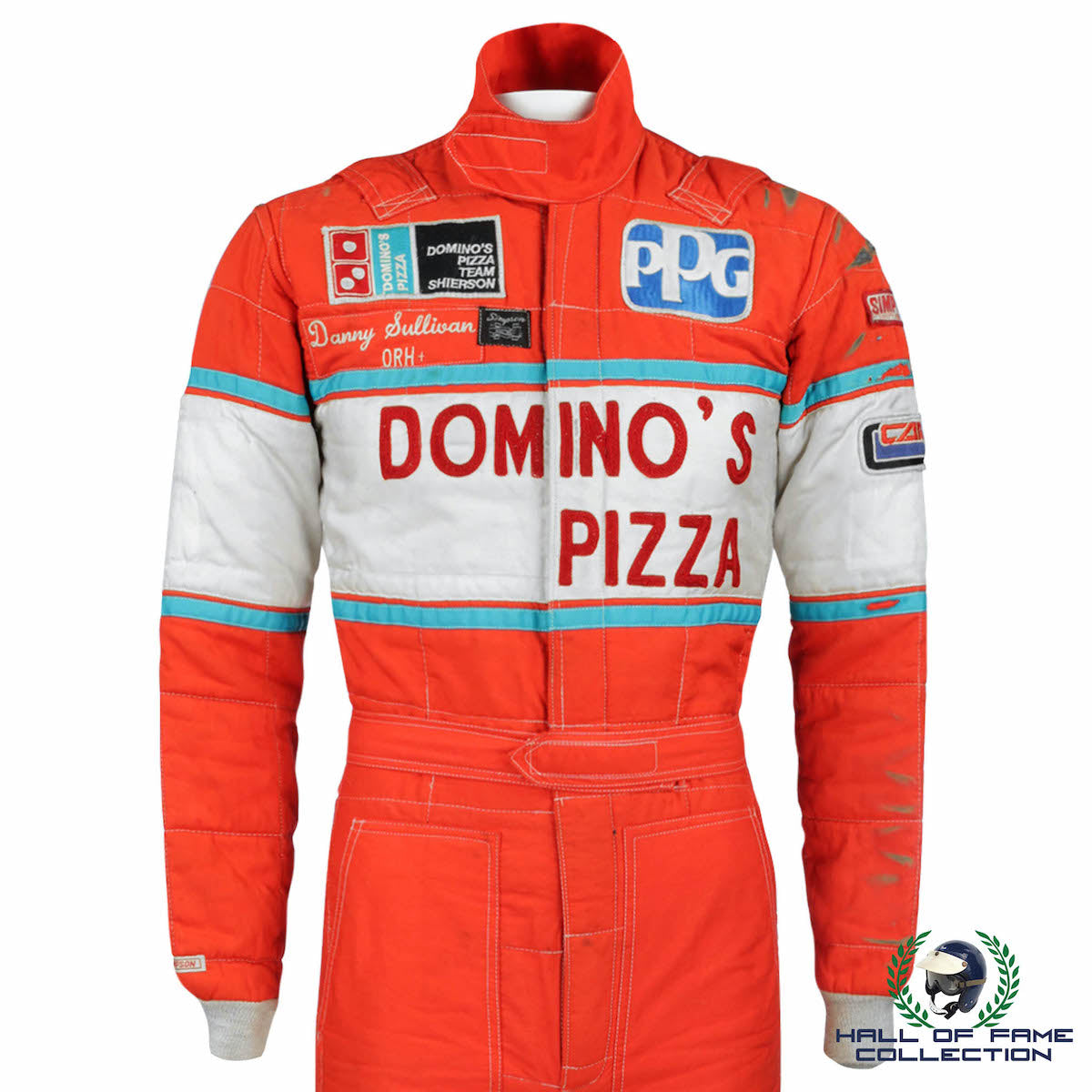 1984 Danny Sullivan Race Used Domino's Pizza Indy 500 Suit