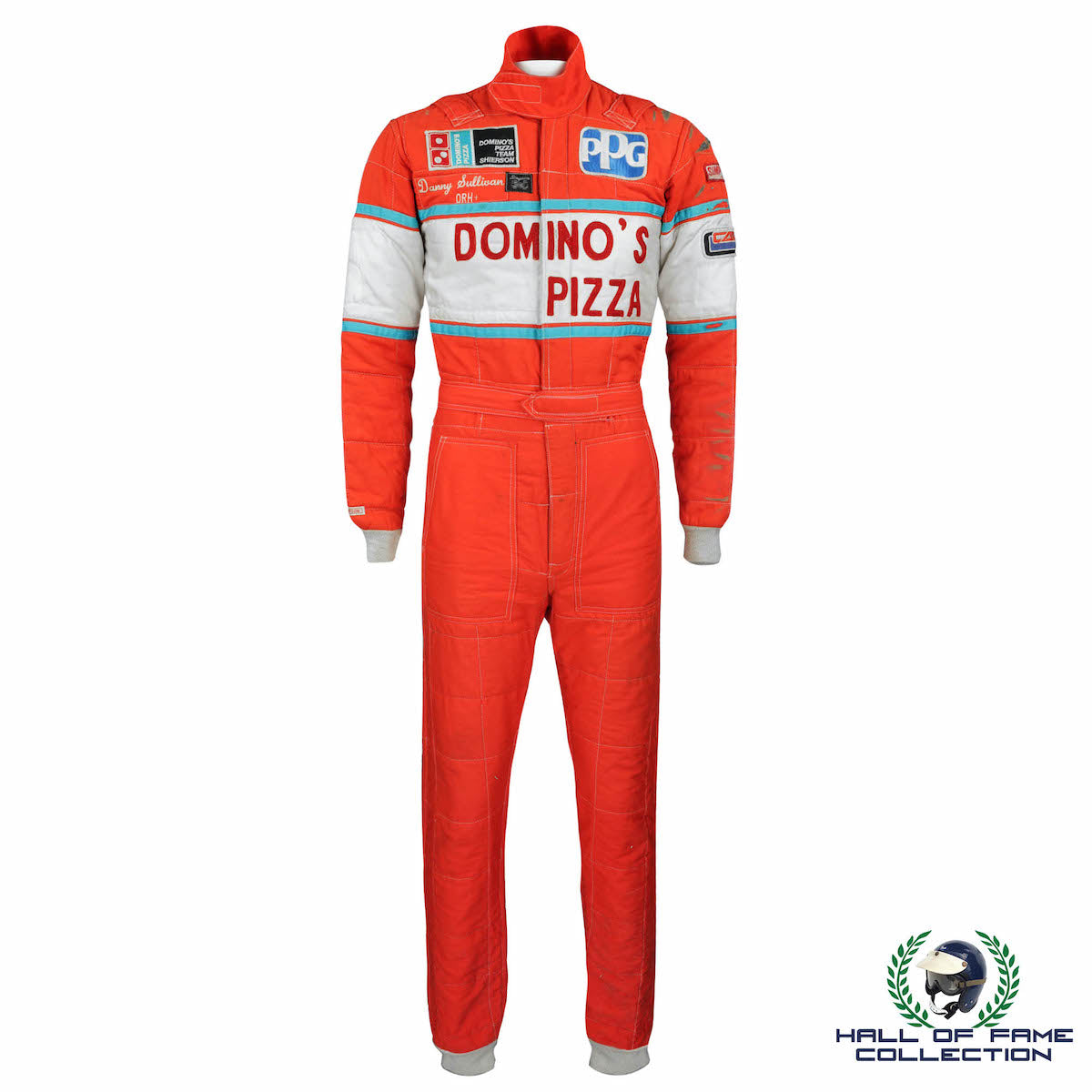 1984 Danny Sullivan Race Used Domino's Pizza Indy 500 Suit