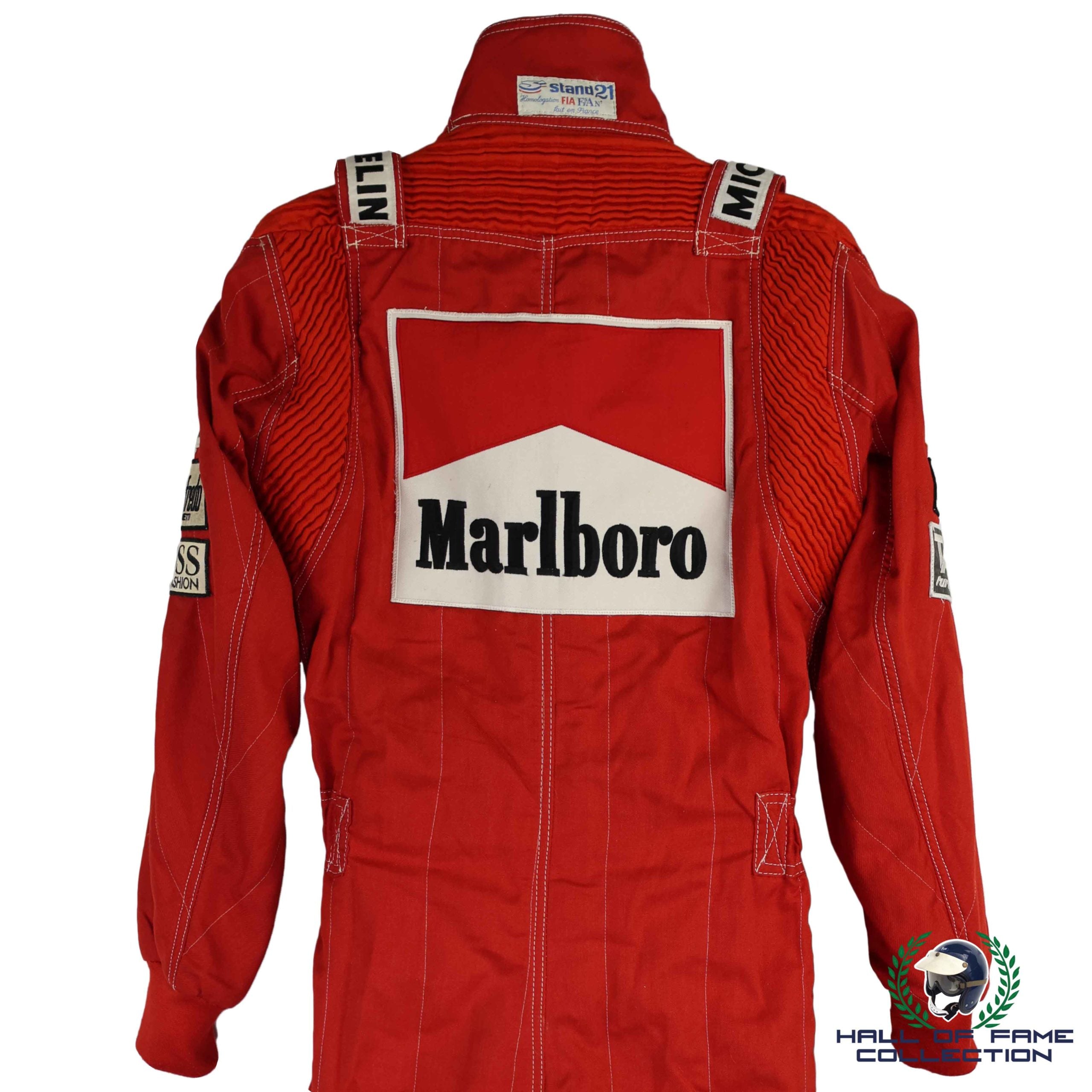 1984 Niki Lauda World Championship Winning Season Used Marlboro McLaren  F1 Suit