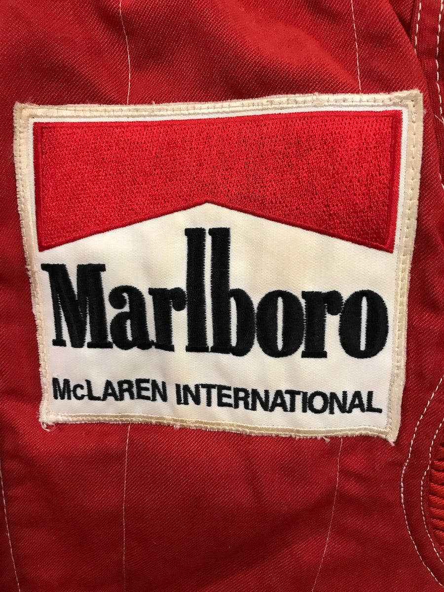 1984 Niki Lauda World Championship Winning Season Used Marlboro McLaren  F1 Suit