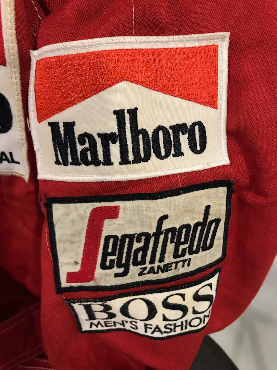 1984 Niki Lauda World Championship Winning Season Used Marlboro McLaren  F1 Suit