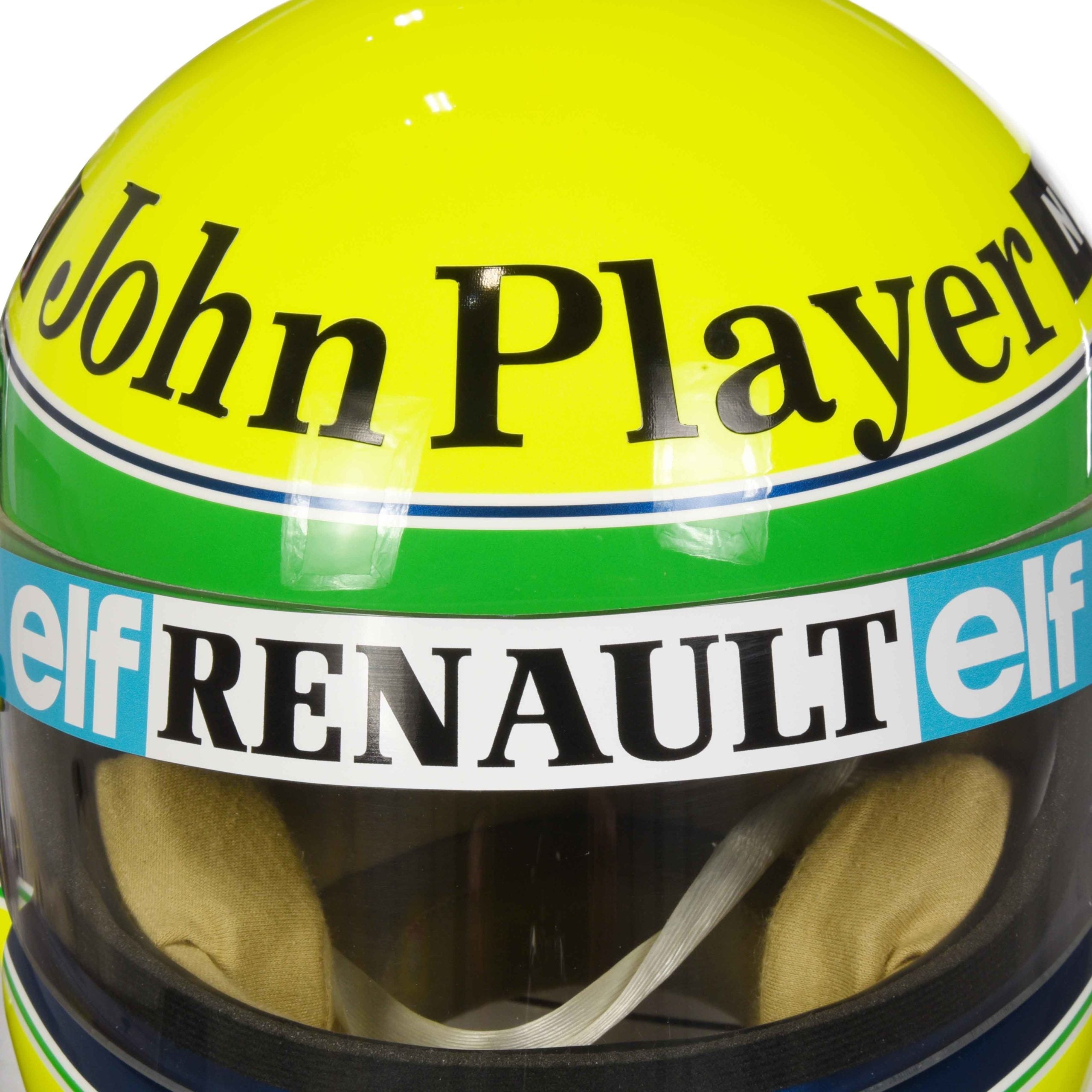 1985 Aryton Senna Official Limited Edition JPS Lotus Replica Bell XFM-1 F1 Helmet