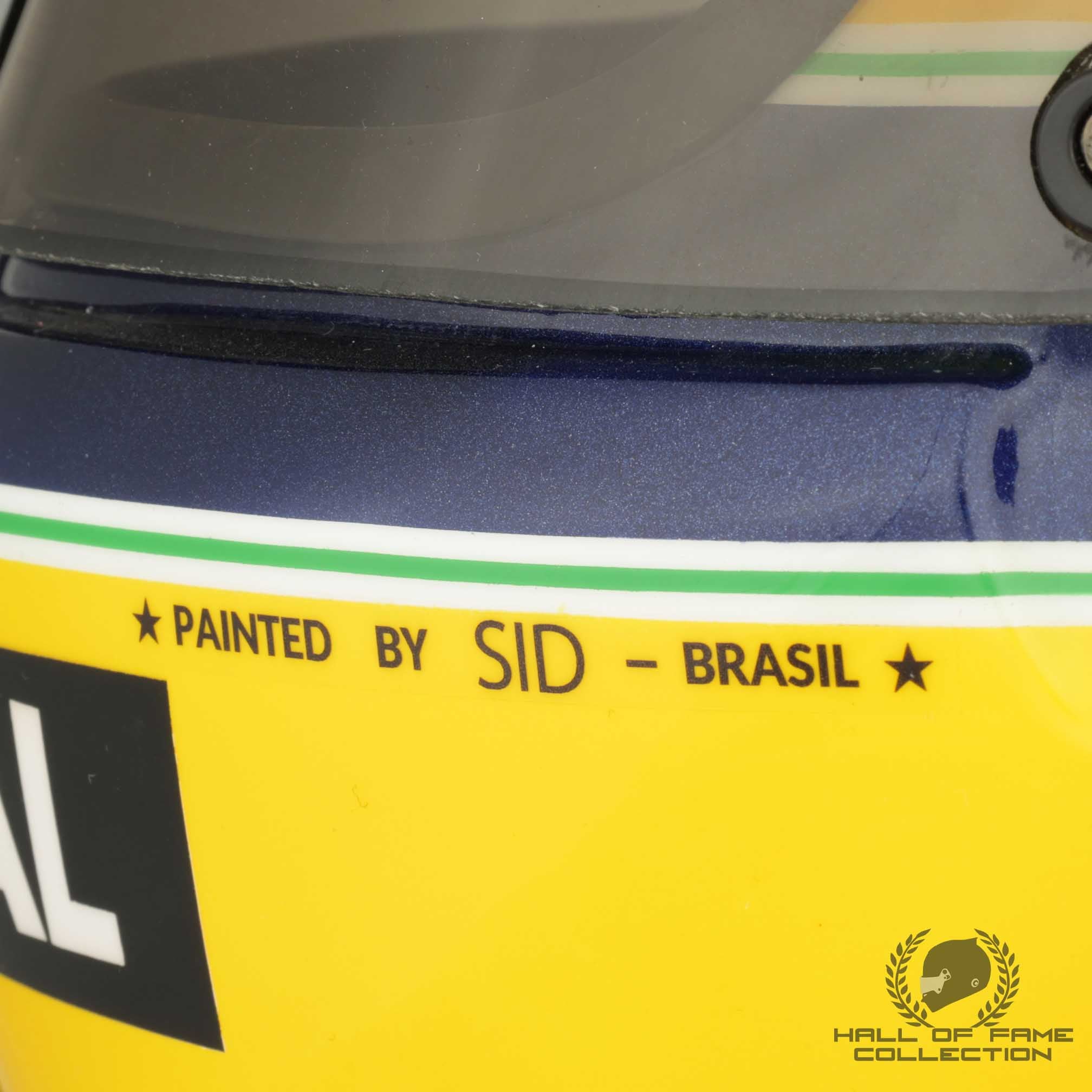 1985 Ayrton Senna Bell XFM-1 JPS Lotus Replica F1 Helmet