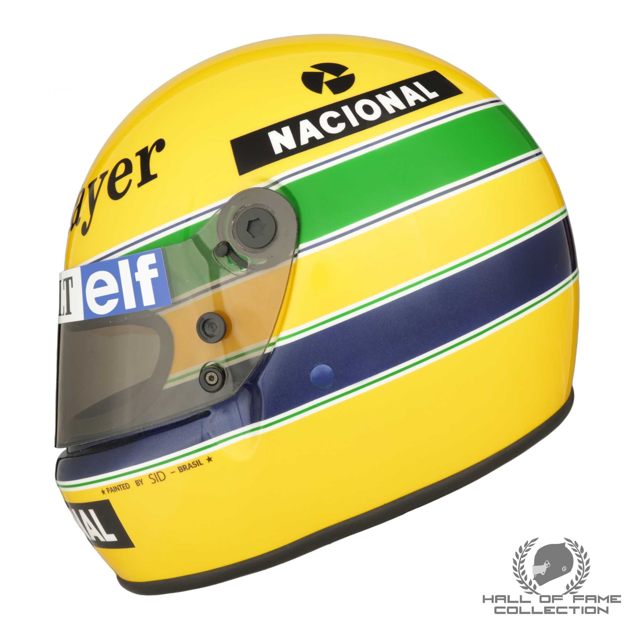 1985 Ayrton Senna Bell XFM-1 JPS Lotus Replica F1 Helmet