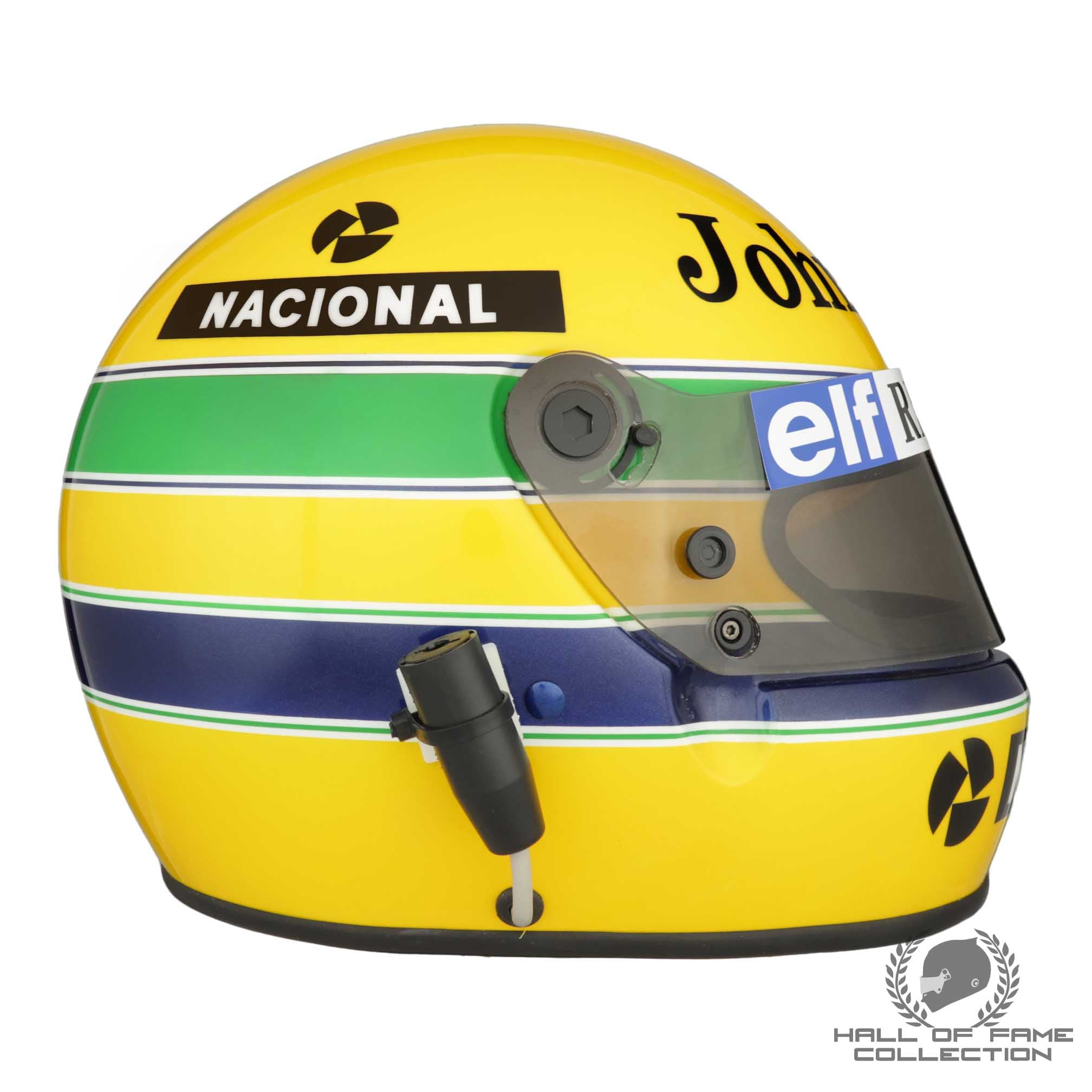 1985 Ayrton Senna Bell XFM-1 JPS Lotus Replica F1 Helmet