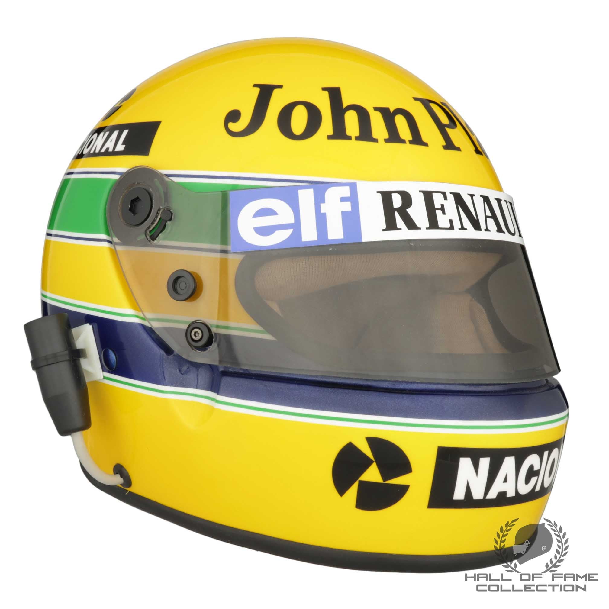 1985 Ayrton Senna Bell XFM-1 JPS Lotus Replica F1 Helmet