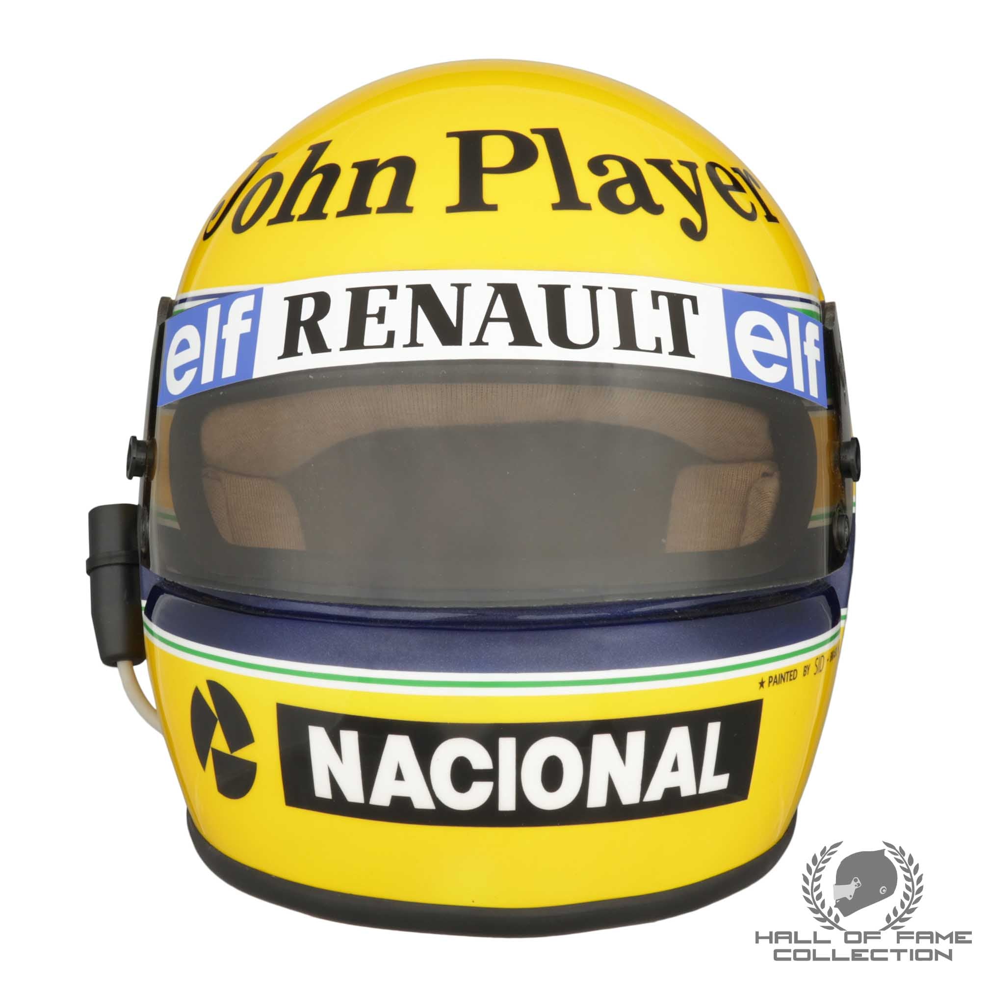 1985 Ayrton Senna Bell XFM-1 JPS Lotus Replica F1 Helmet