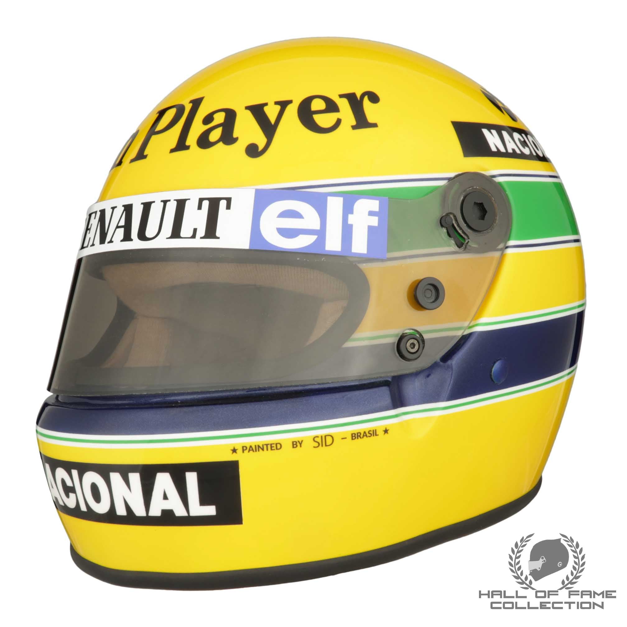 1985 Ayrton Senna Bell XFM-1 JPS Lotus Replica F1 Helmet