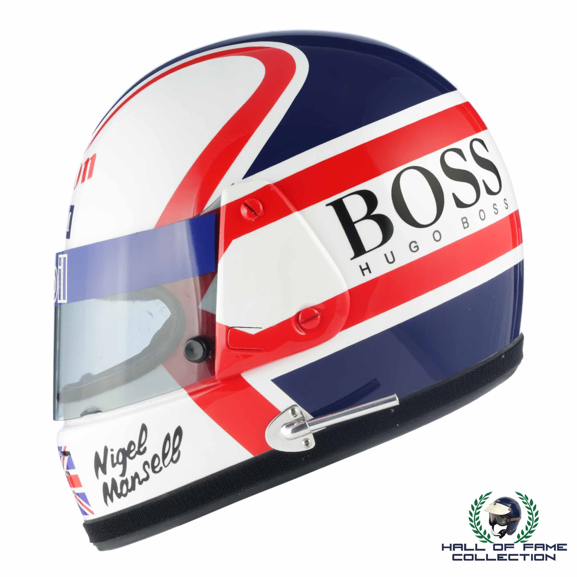 1985 Nigel Mansell Canon Williams Honda Replica Arai G-N F1 Helmet