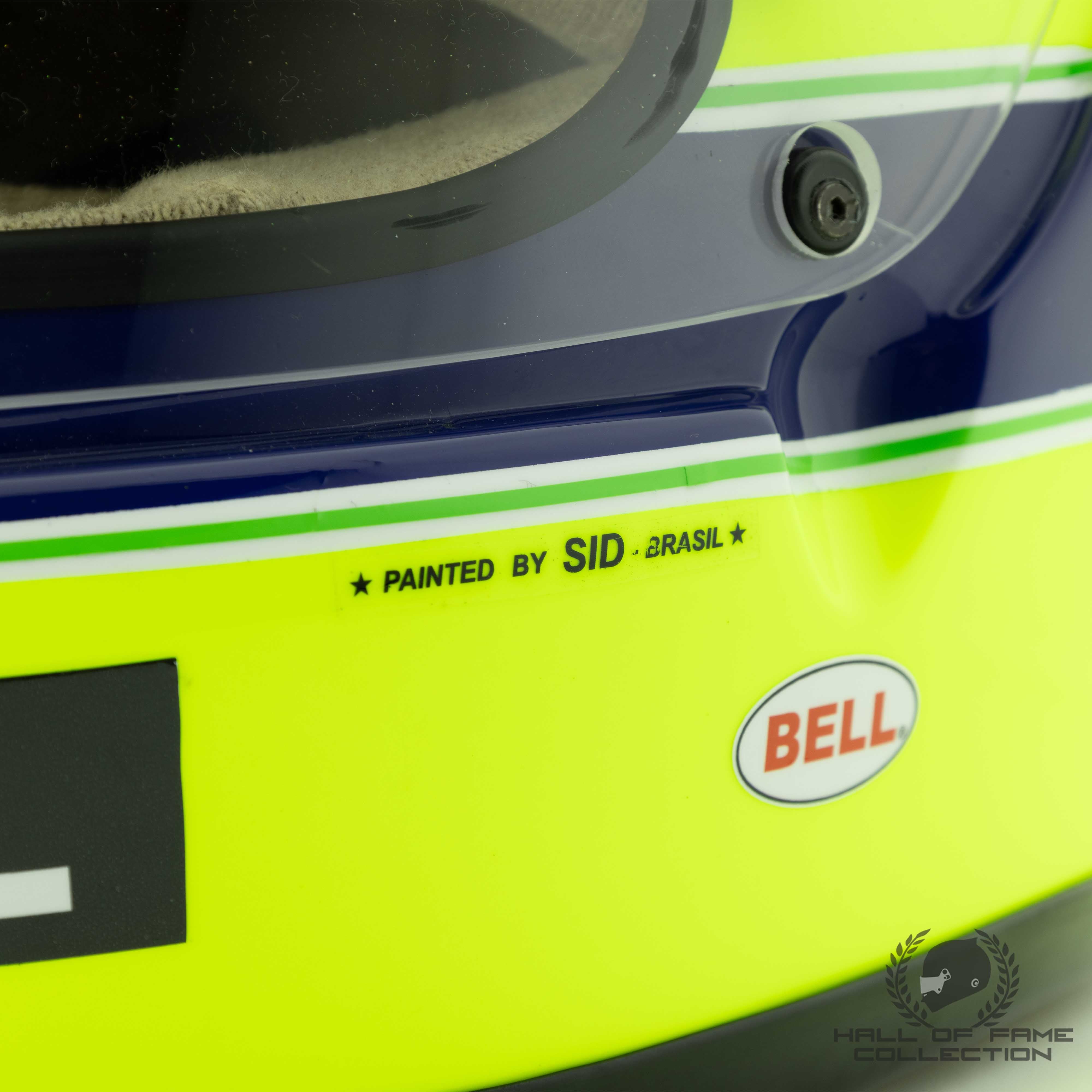 1985 Ayrton Senna Bell XFM-1 JPS Lotus Replica F1 Helmet