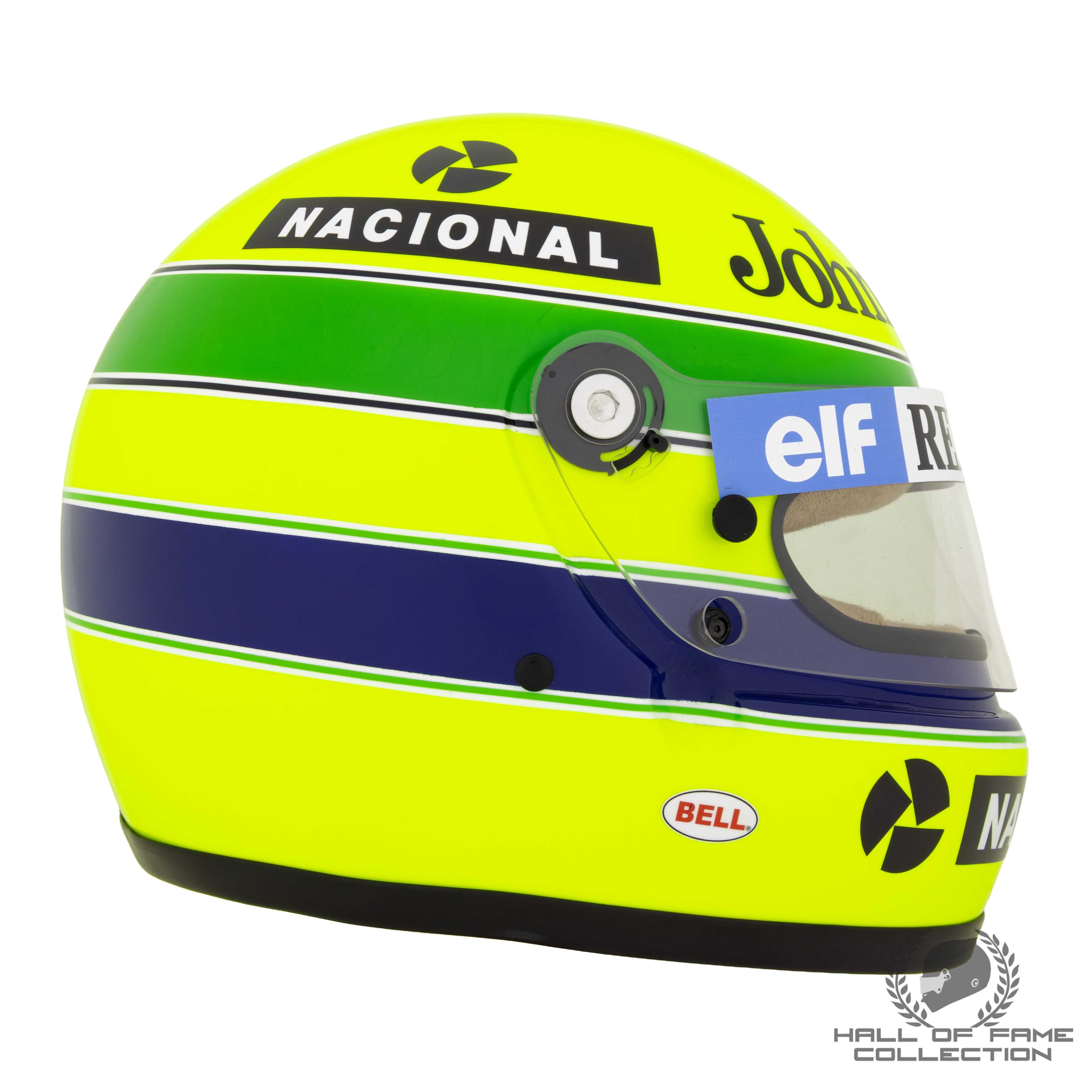 1985 Ayrton Senna Bell XFM-1 JPS Lotus Replica F1 Helmet