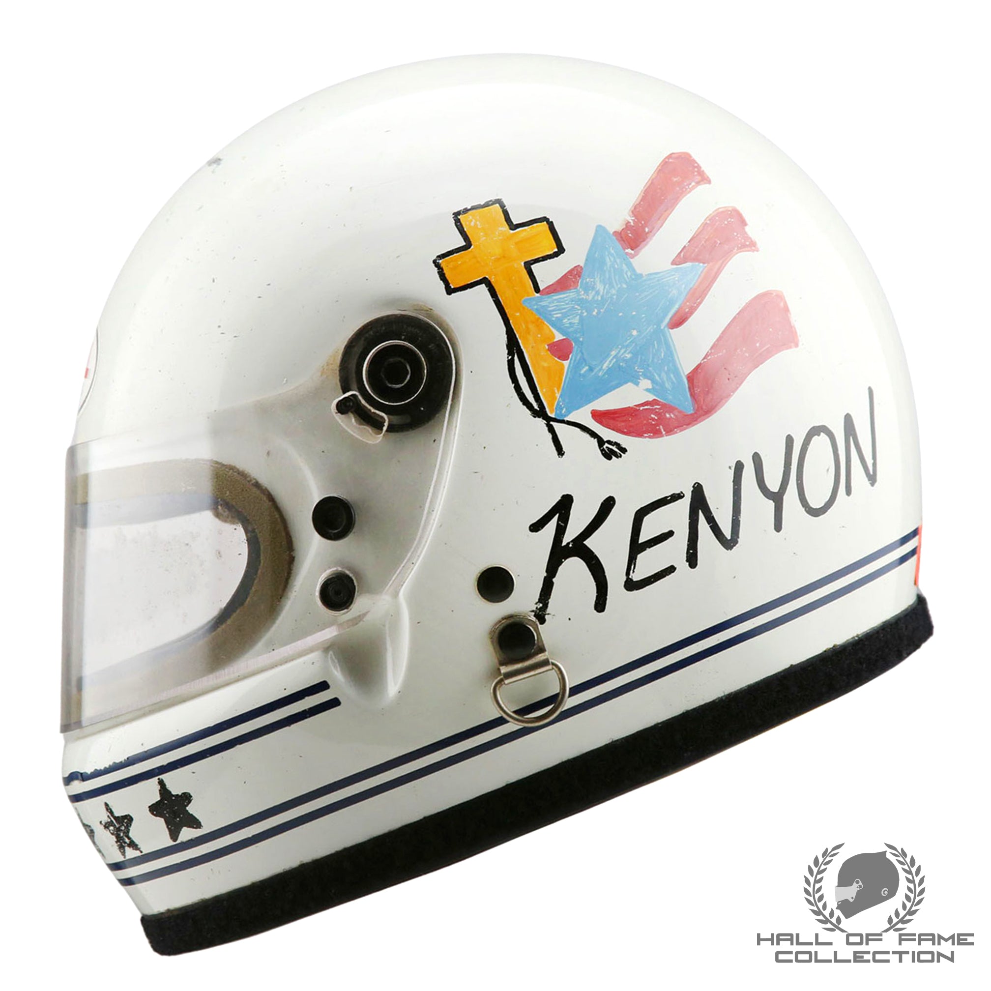 1985 Mel Kenyon Signed Race Used 7th National Midget Championship Bell