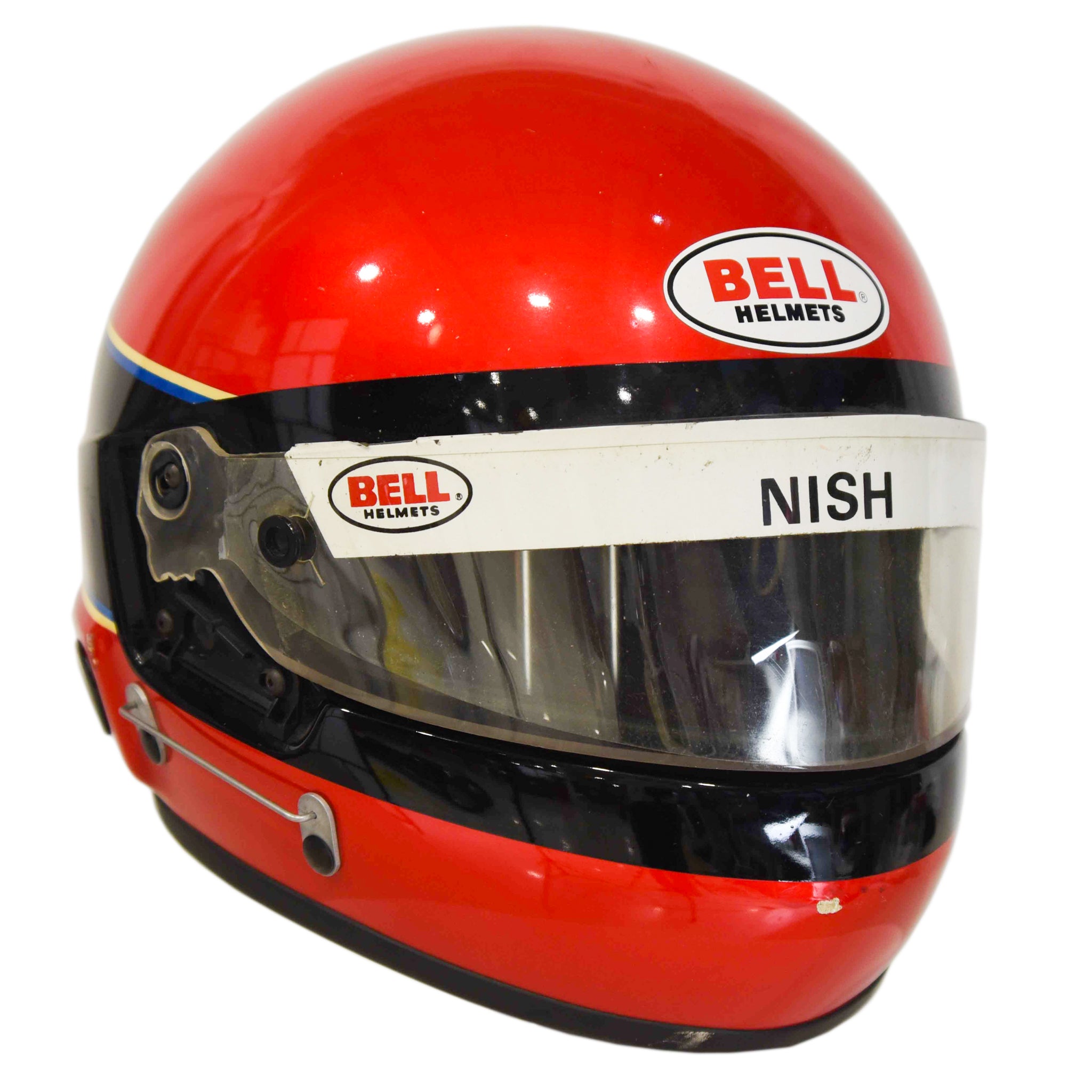 1985 Mike Nish Race Worn Very Rare Bell Indy 500 / IndyCar Helmet