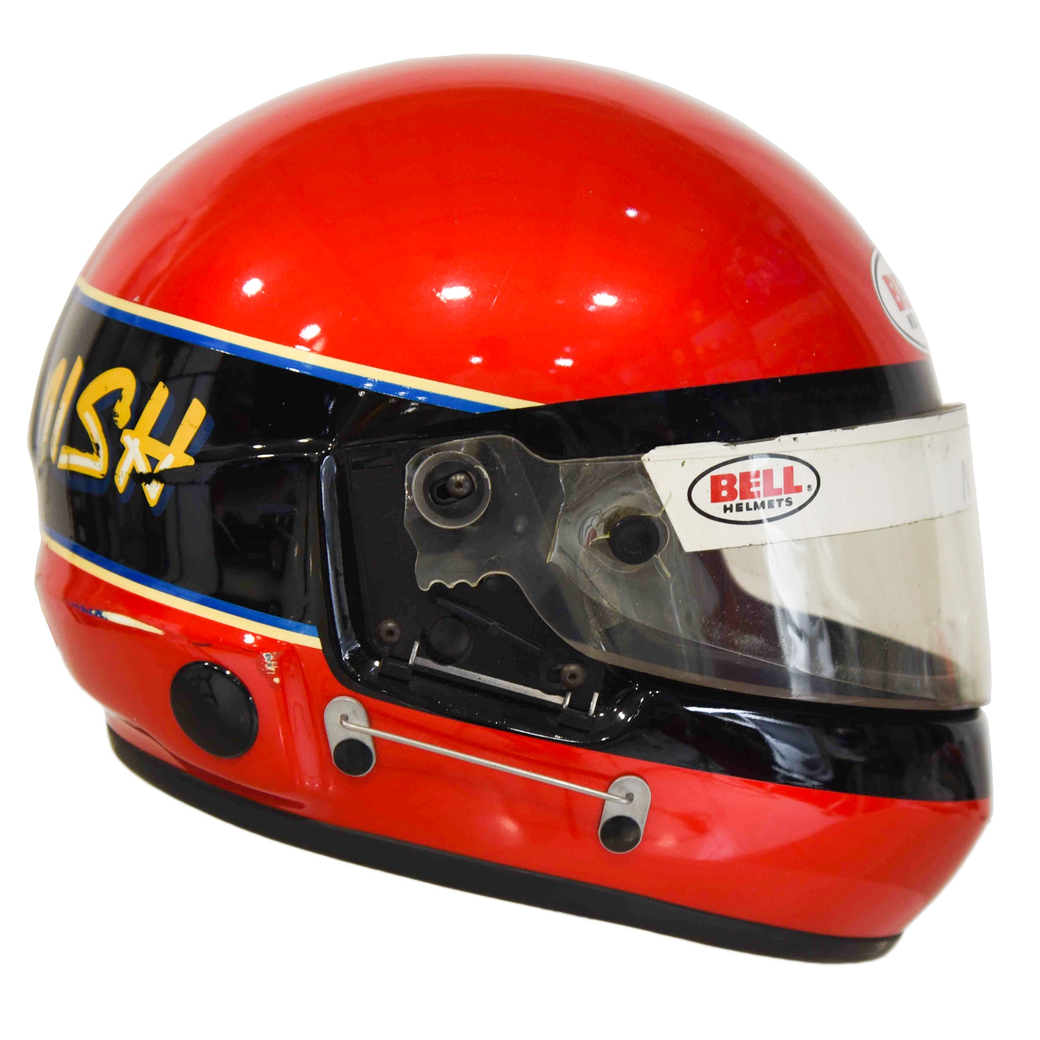 1985 Mike Nish Race Worn Very Rare Bell Indy 500 / IndyCar Helmet