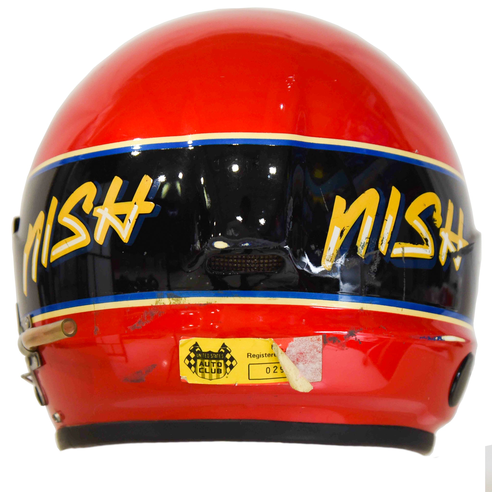 1985 Mike Nish Race Worn Very Rare Bell Indy 500 / IndyCar Helmet