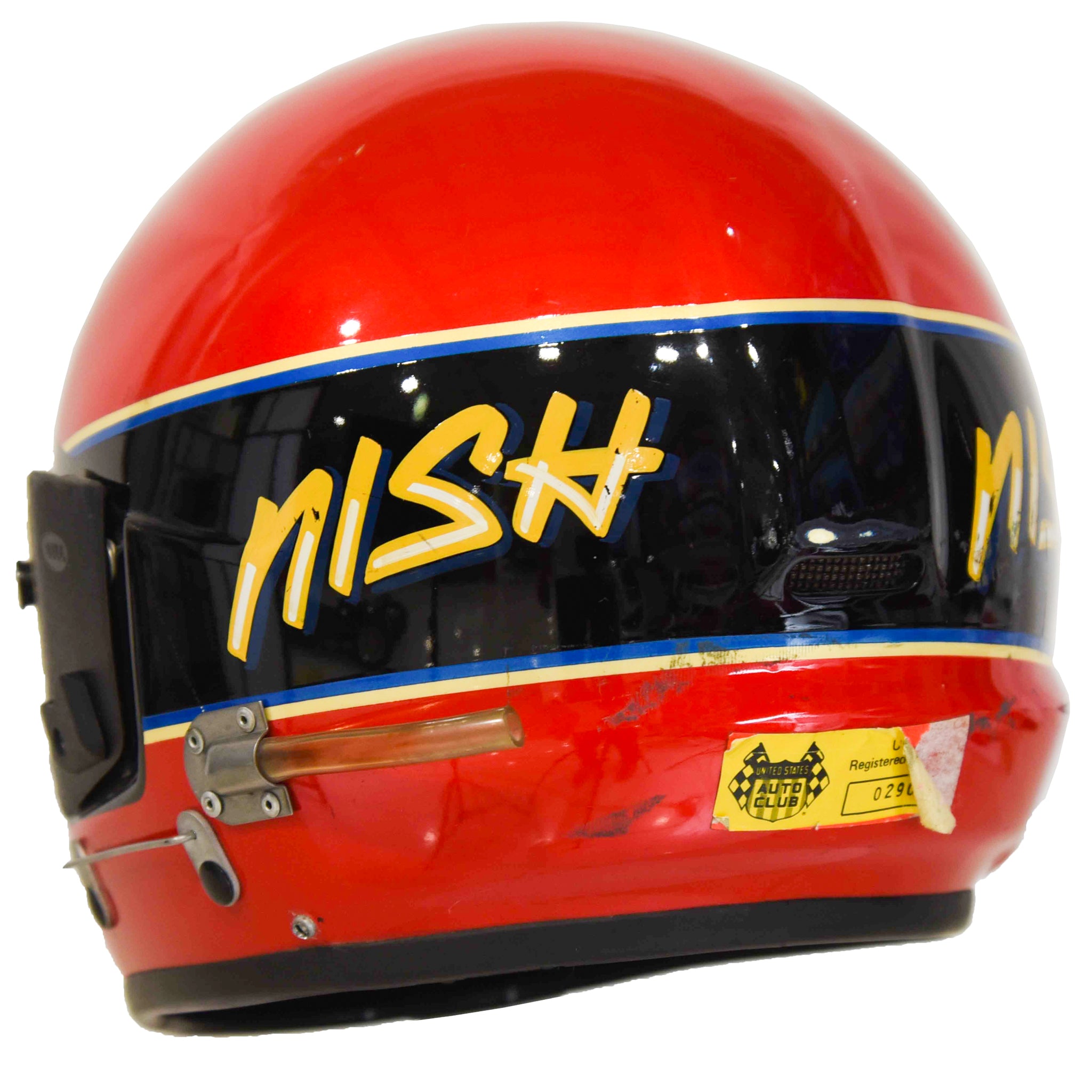 1985 Mike Nish Race Worn Very Rare Bell Indy 500 / IndyCar Helmet