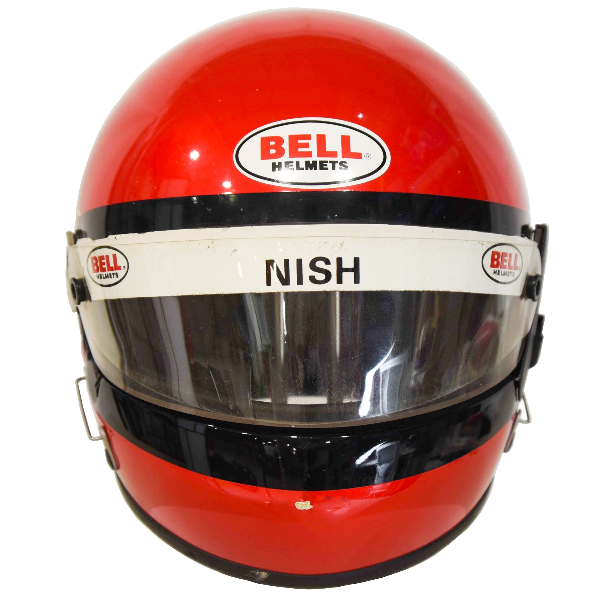 1985 Mike Nish Race Worn Very Rare Bell Indy 500 / IndyCar Helmet