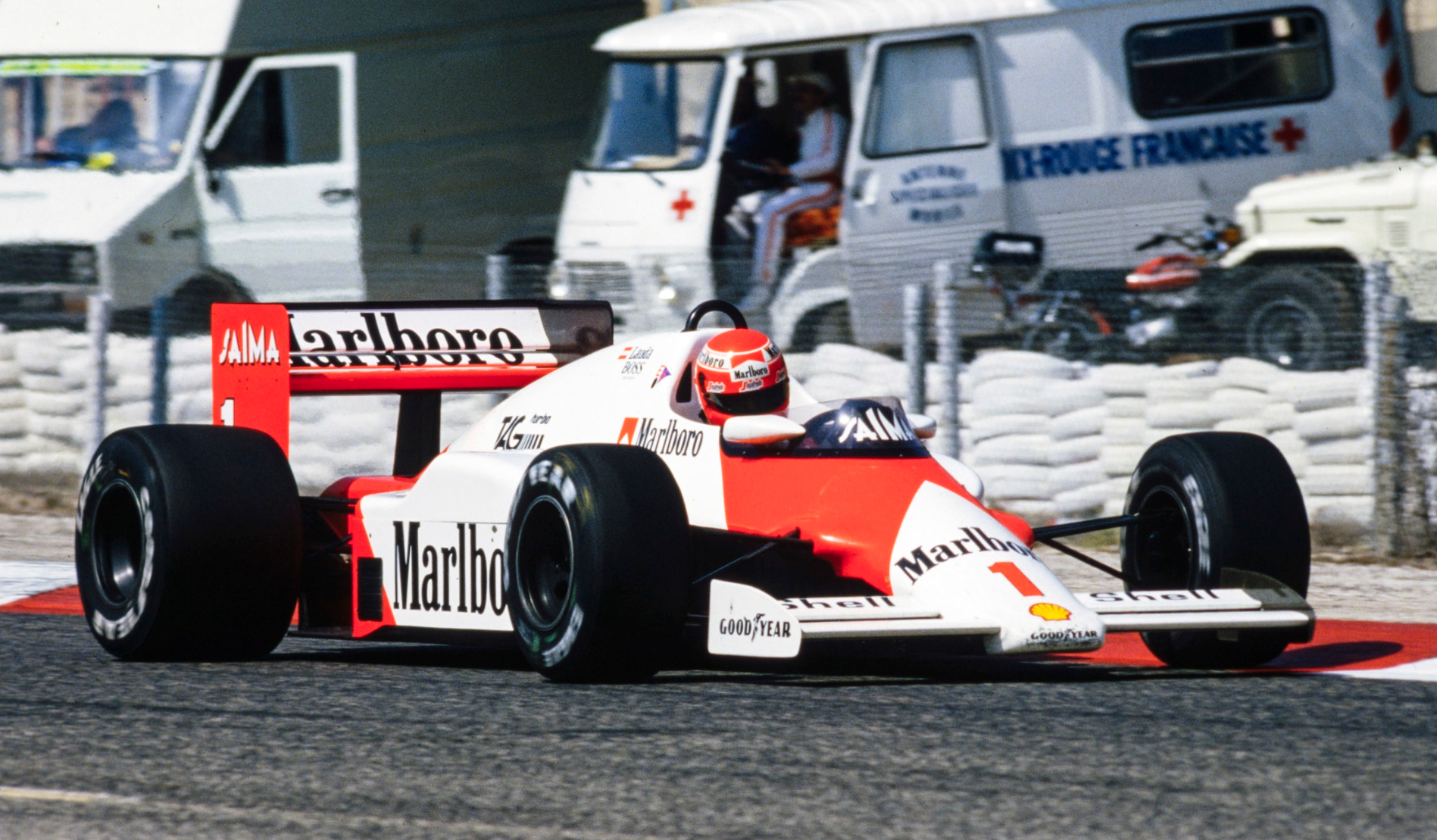 1985 Niki Lauda Final F1 Season McLaren F1 Helmet