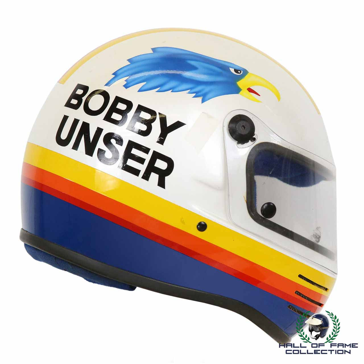 1986 Bobby Unser Original Worn Simpson Race Helmet