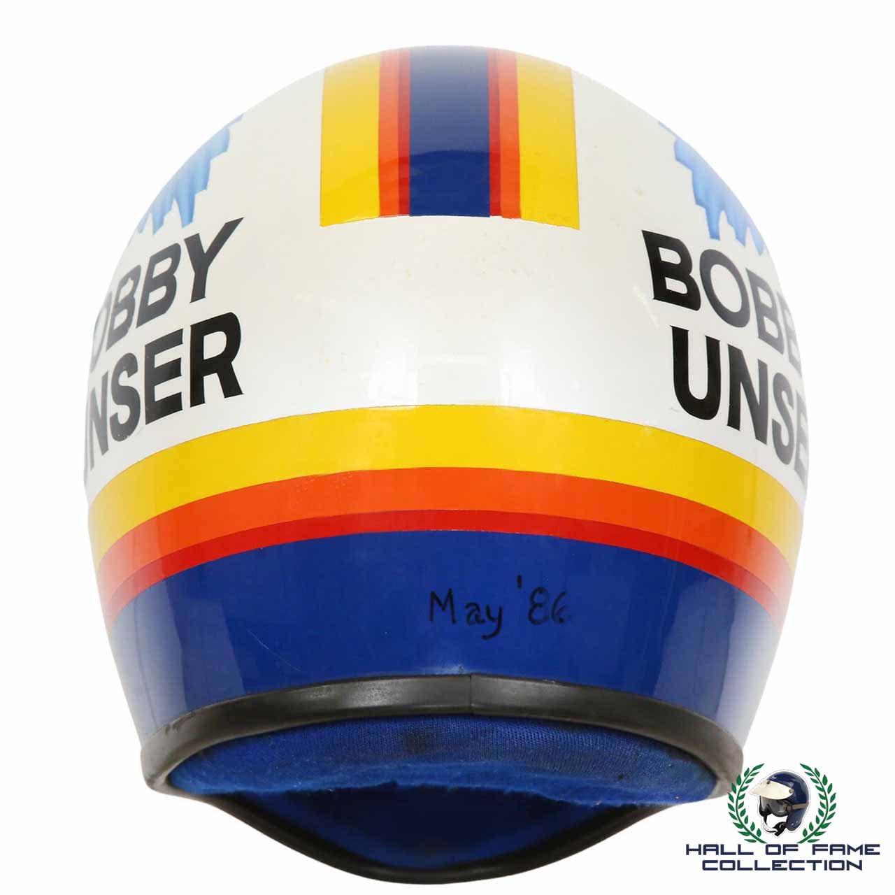 1986 Bobby Unser Original Worn Simpson Race Helmet