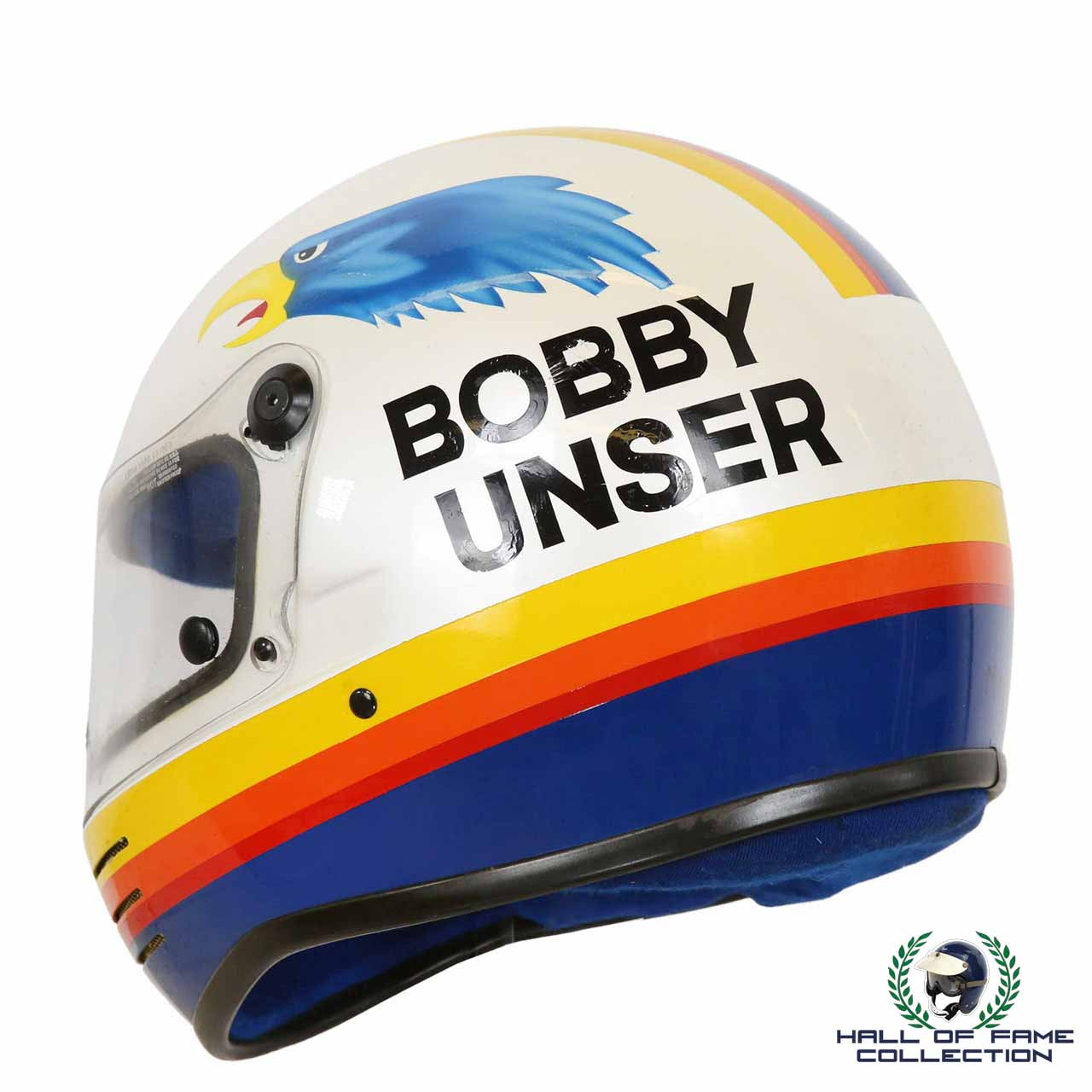 1986 Bobby Unser Original Worn Simpson Race Helmet