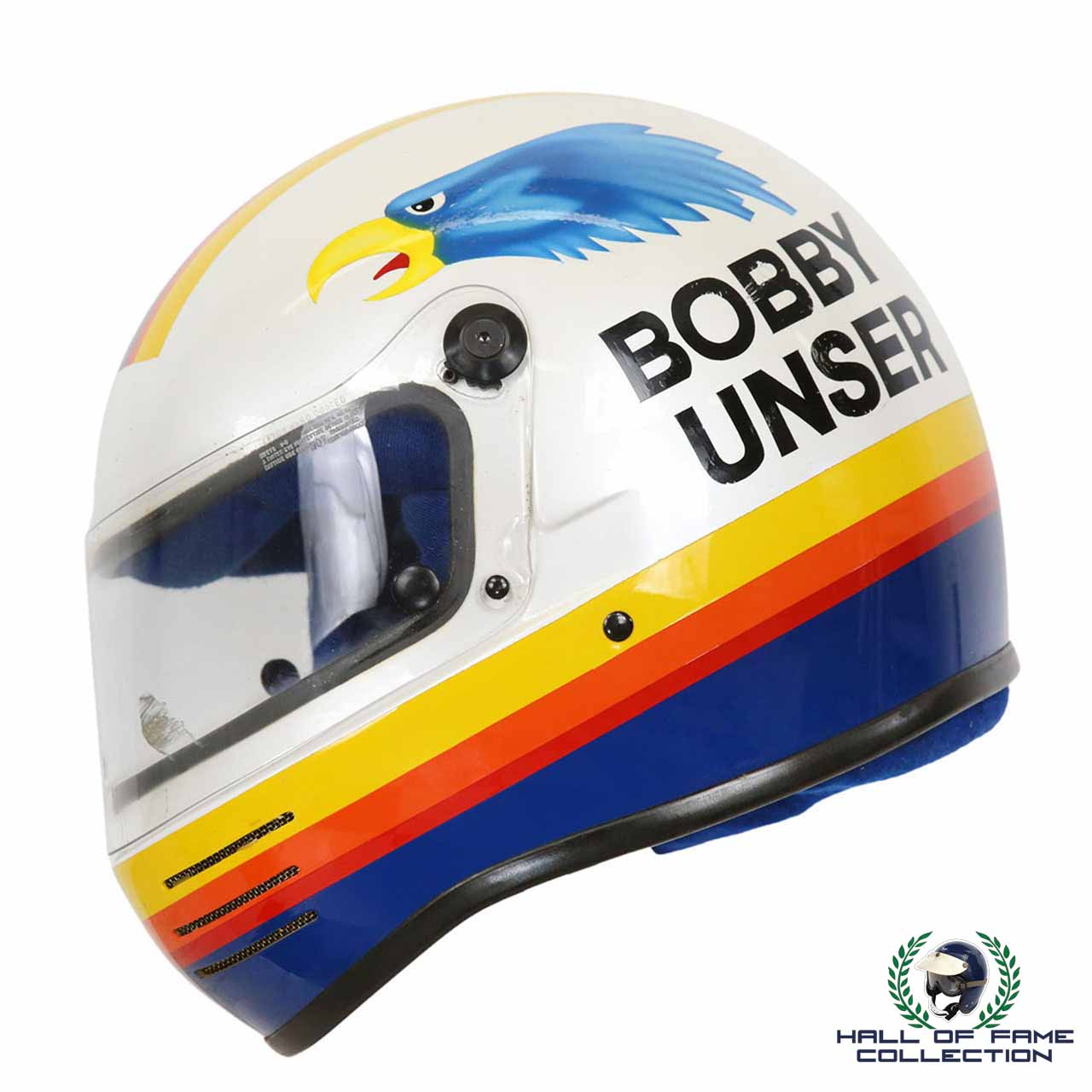 1986 Bobby Unser Original Worn Simpson Race Helmet