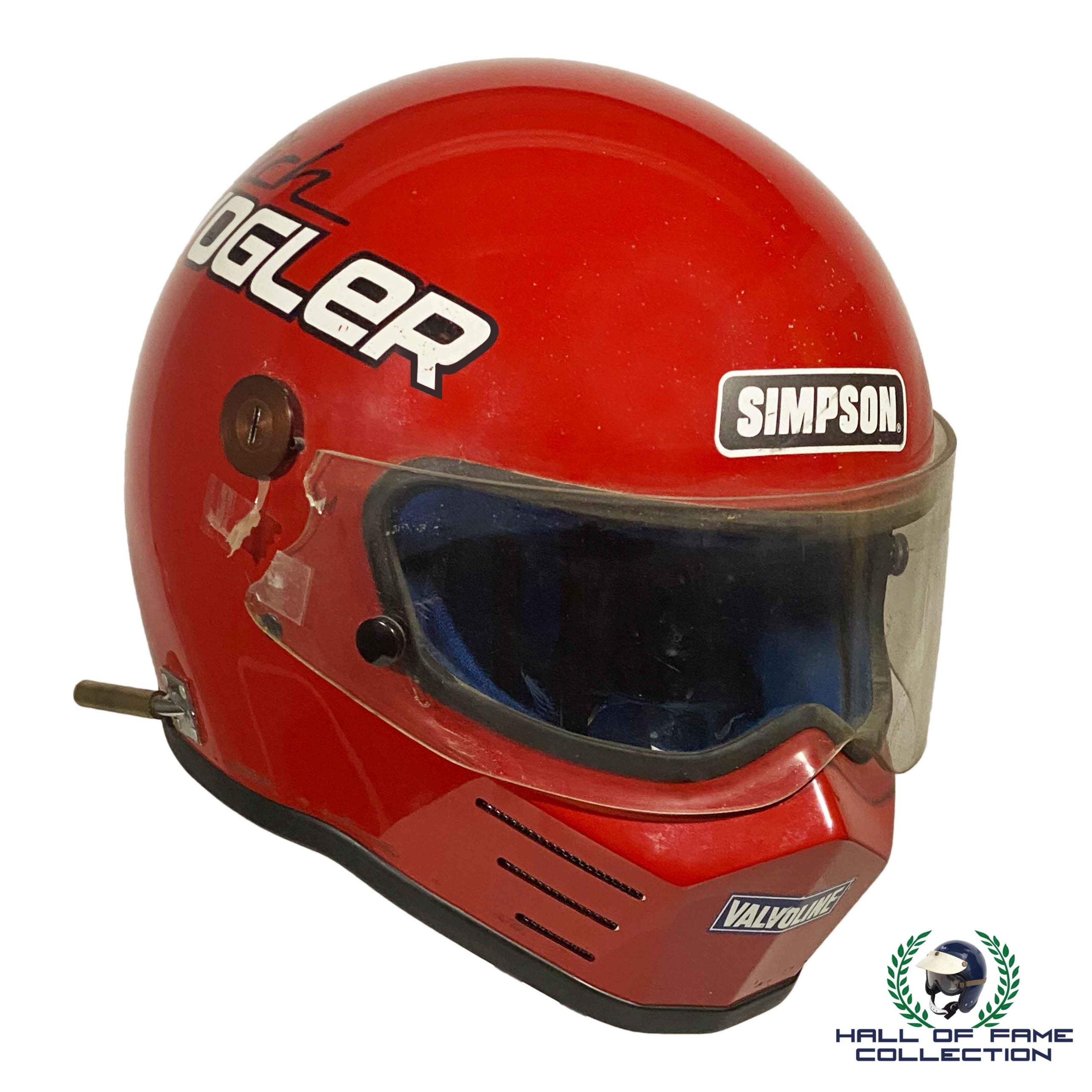 1986 Rich Vogler Race Used Indy 500, Sprint and Midget Simpson Helmet