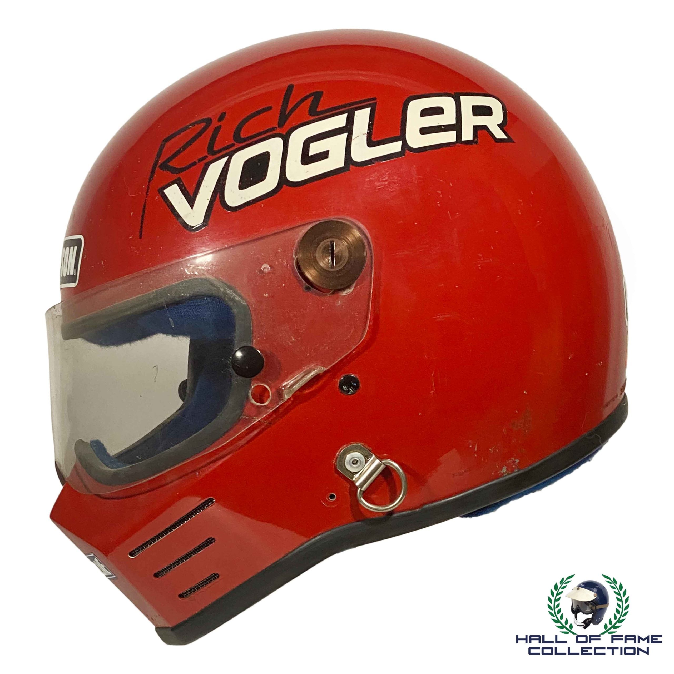 1986 Rich Vogler Race Used Indy 500, Sprint and Midget Simpson Helmet