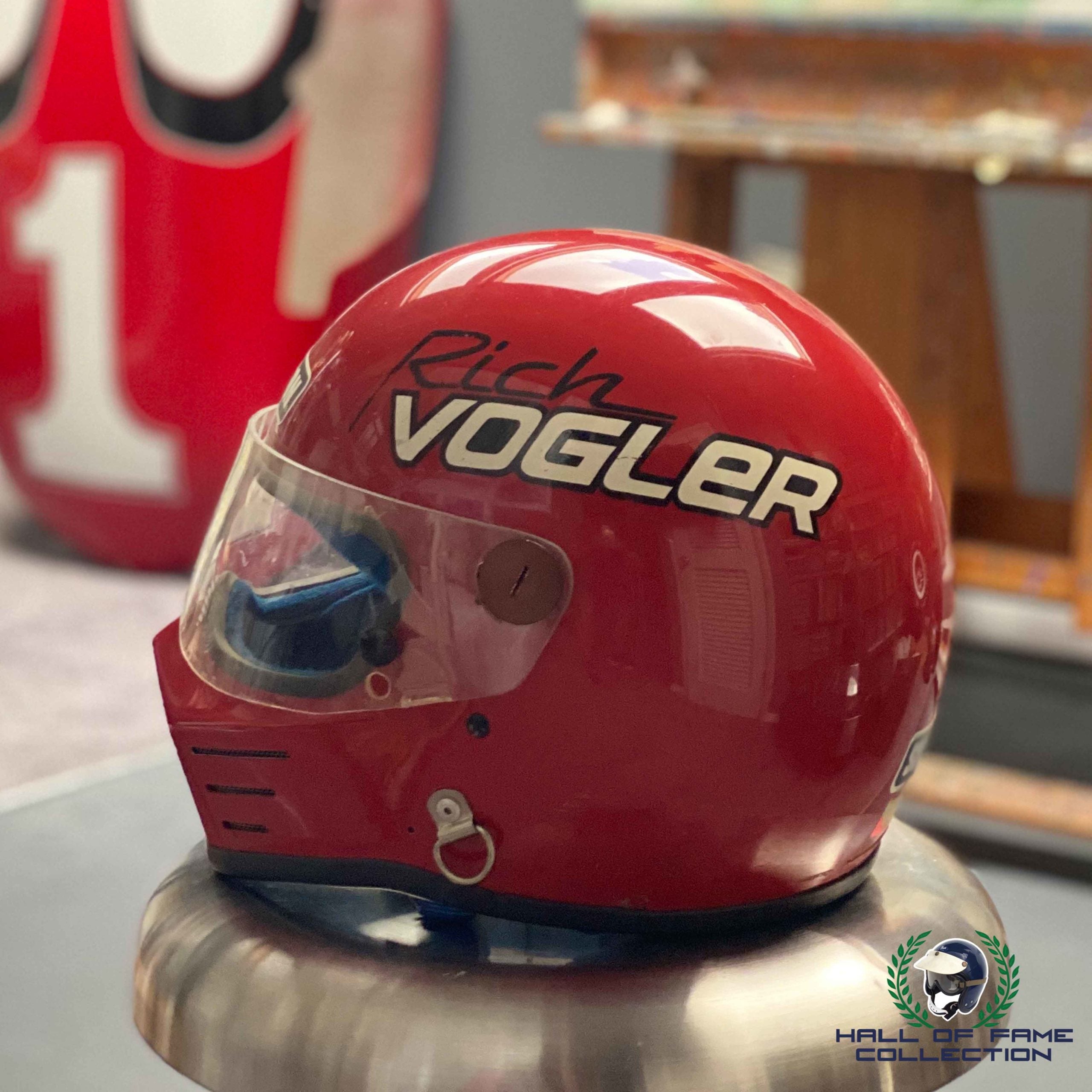 1986 Rich Vogler Race Used Indy 500, Sprint and Midget Simpson Helmet